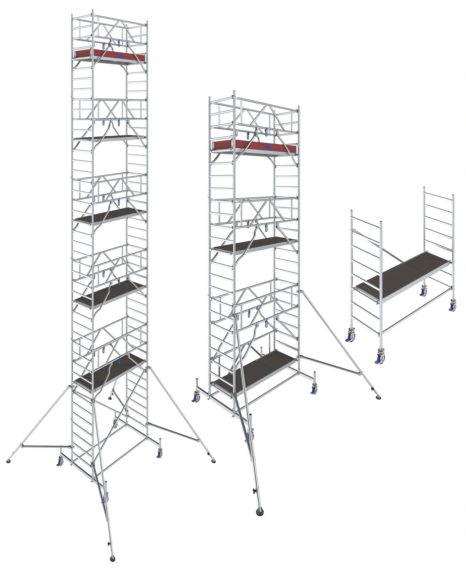 STABILO Fahrgerüst Serie 10, Feldlänge 2 m, Arbeitshöhe ca. 6,40 m - 2