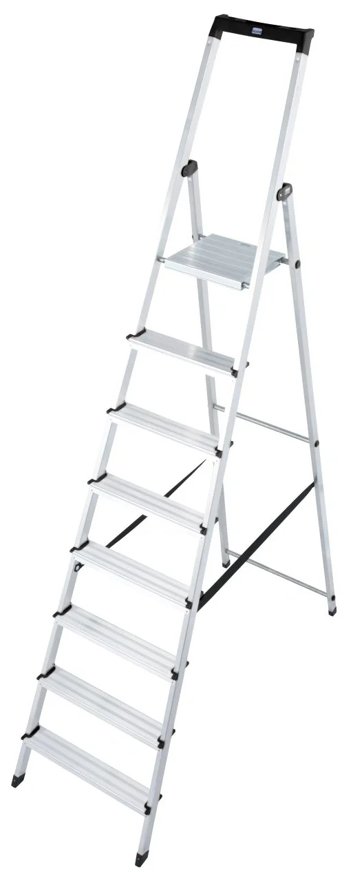 „SOLIDY“ STUFEN-STEHLEITER  8 STUFEN - 1