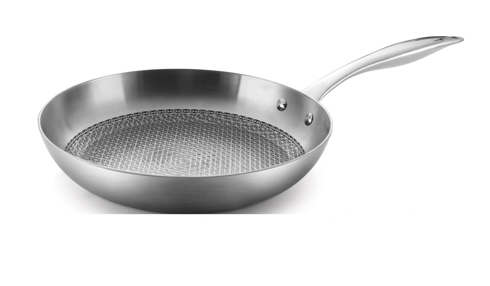 XXL Edelstahl-Hybrid Hochrand-Pfanne 24 cm - Hochrandpfanne Ceraflon Elite Quantum - 1