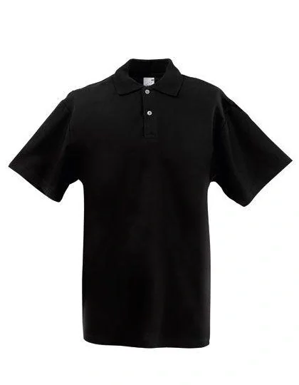 Poloshirt mit Piquestruktur, Farbe schwarz, Gr XL - 2