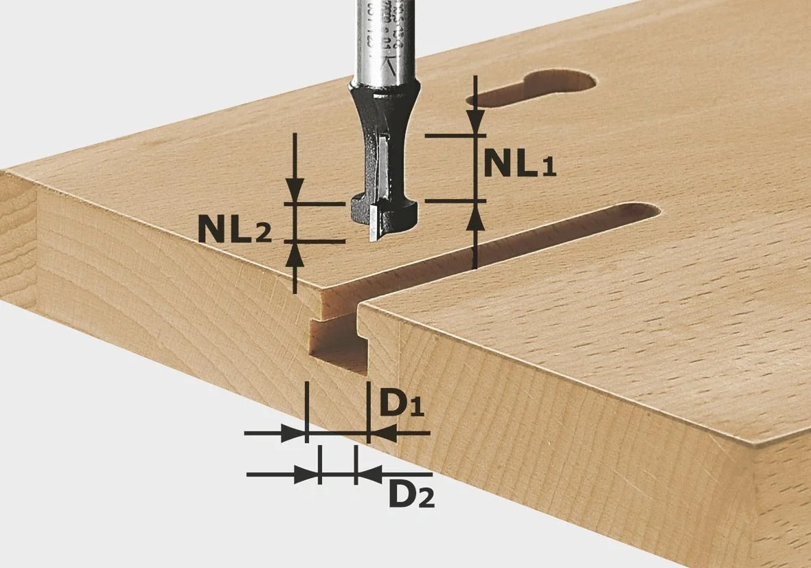 T-Nutfräser HW D10,5 / NL13 - 2