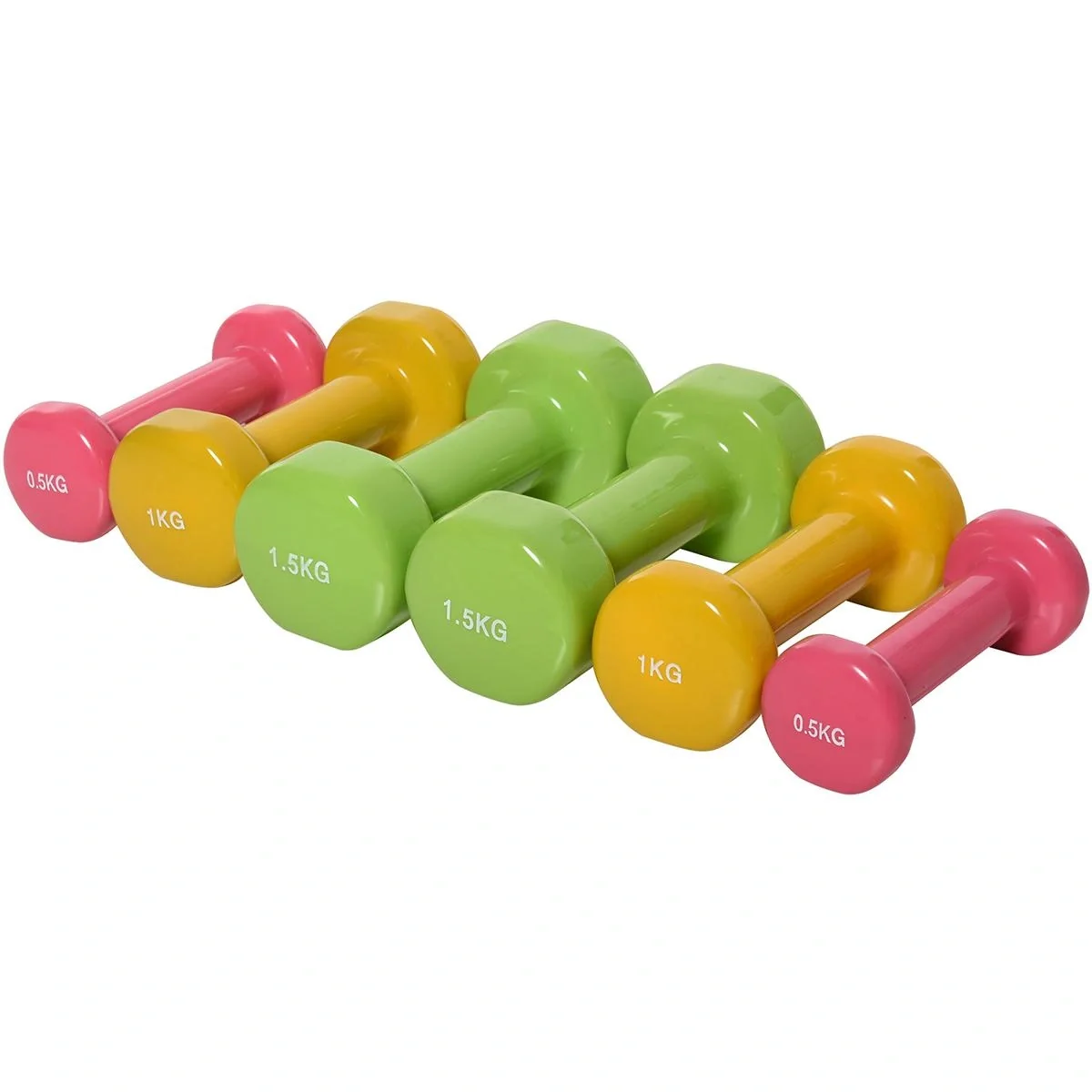 Hantel Set 6 kg bunt - 10