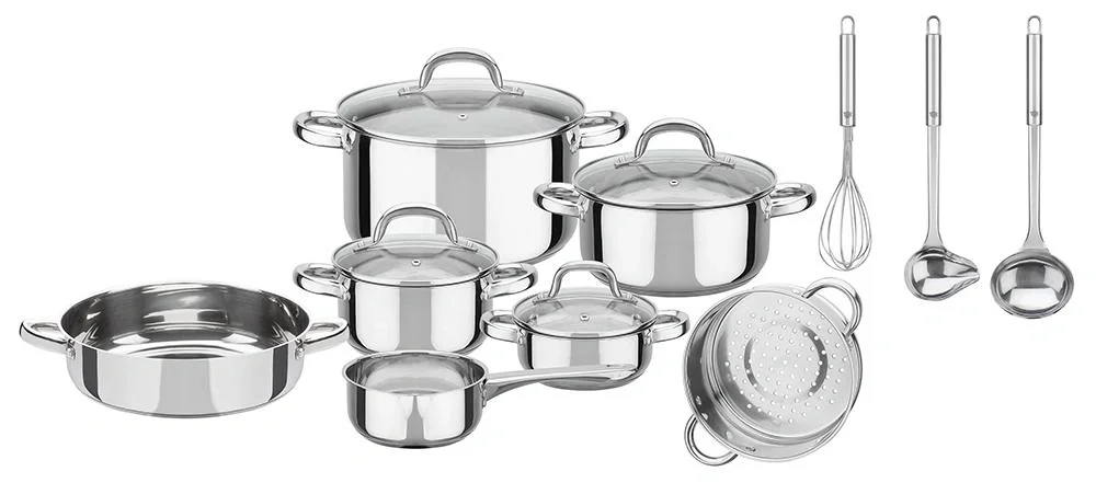 Kochtopf-Set "Montreal", Edelstahl, 14-teilig - 1