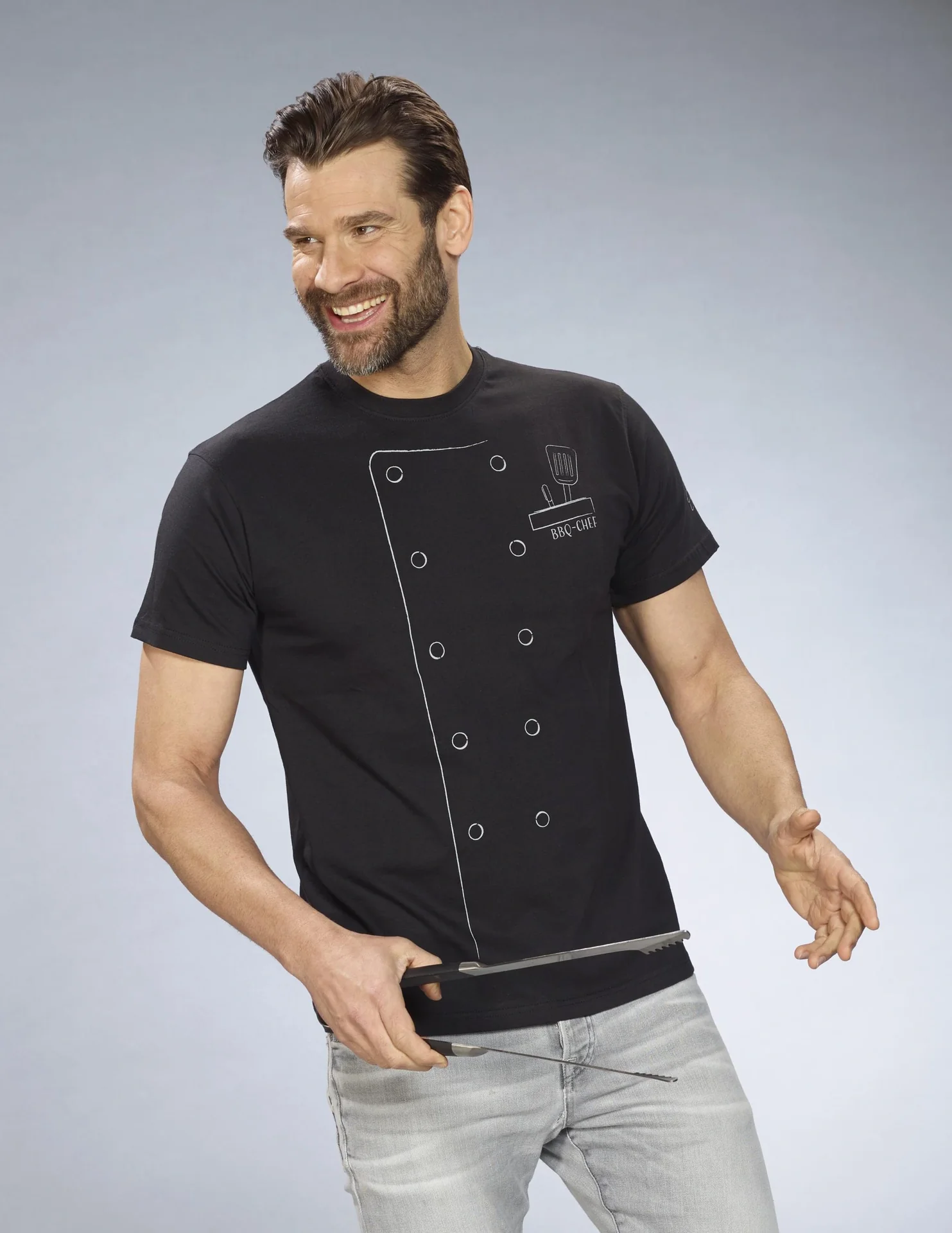 T-Shirt Grillmeister, Farbe schwarz, Gr.M - 11