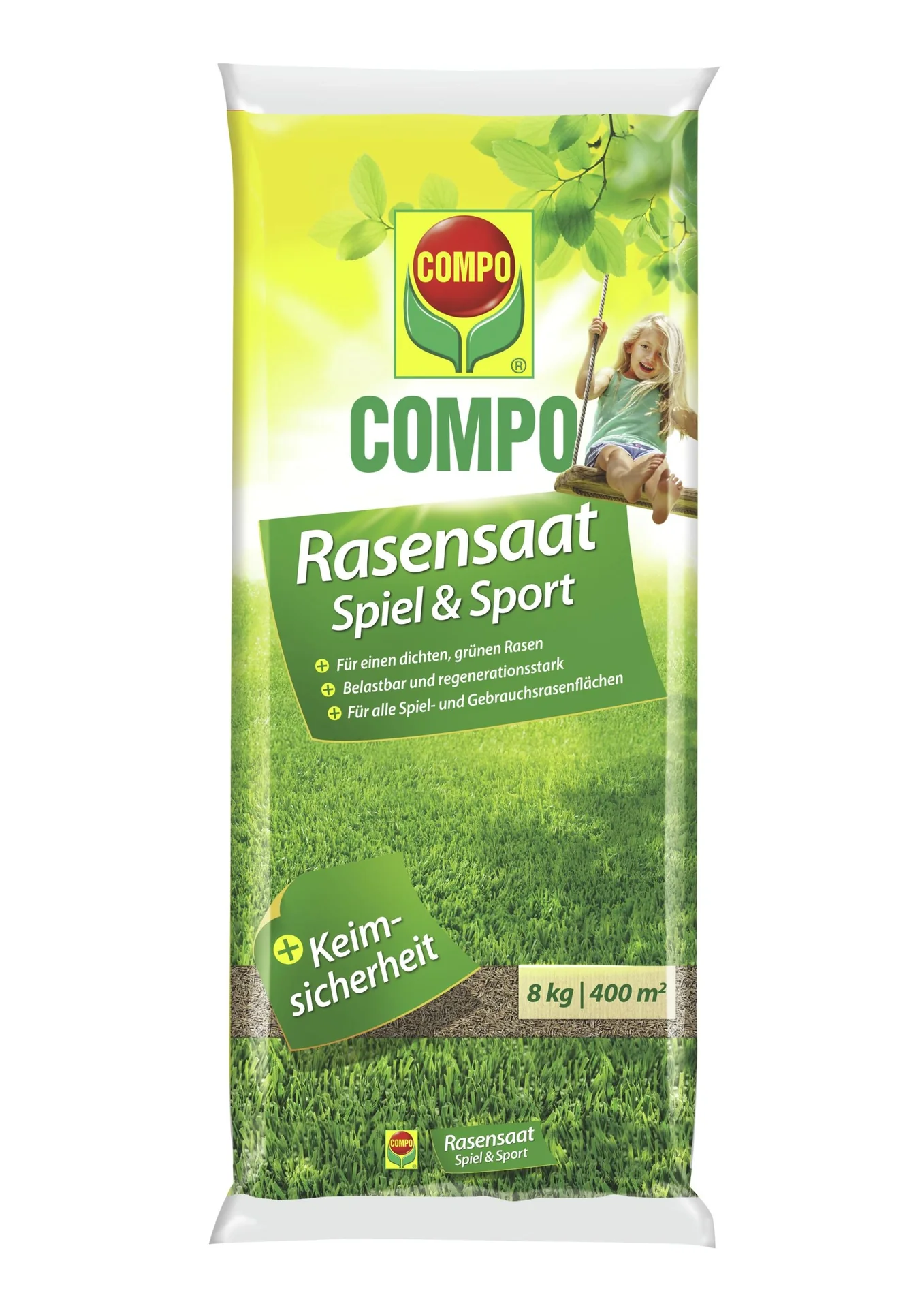 Rasensamen Spiel + Sport - 8 kg, für 400 m² - 1