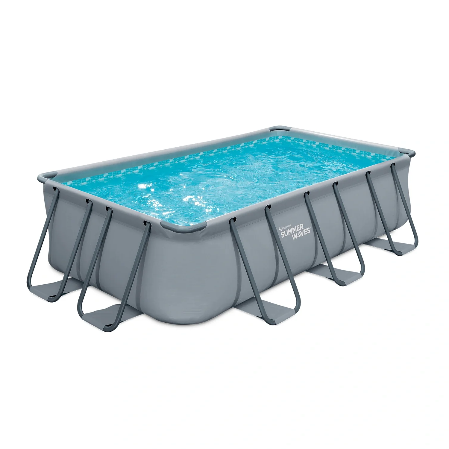 Pool Elite 400 x 200 x 100 cm, anthrazit - 8