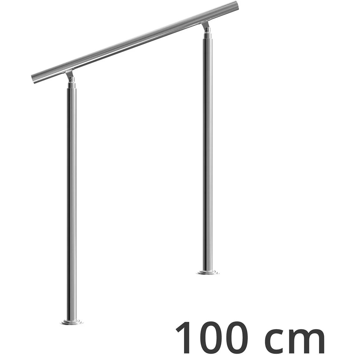Geländer - Edelstahl - Silber - 107 x 100 cm - 3