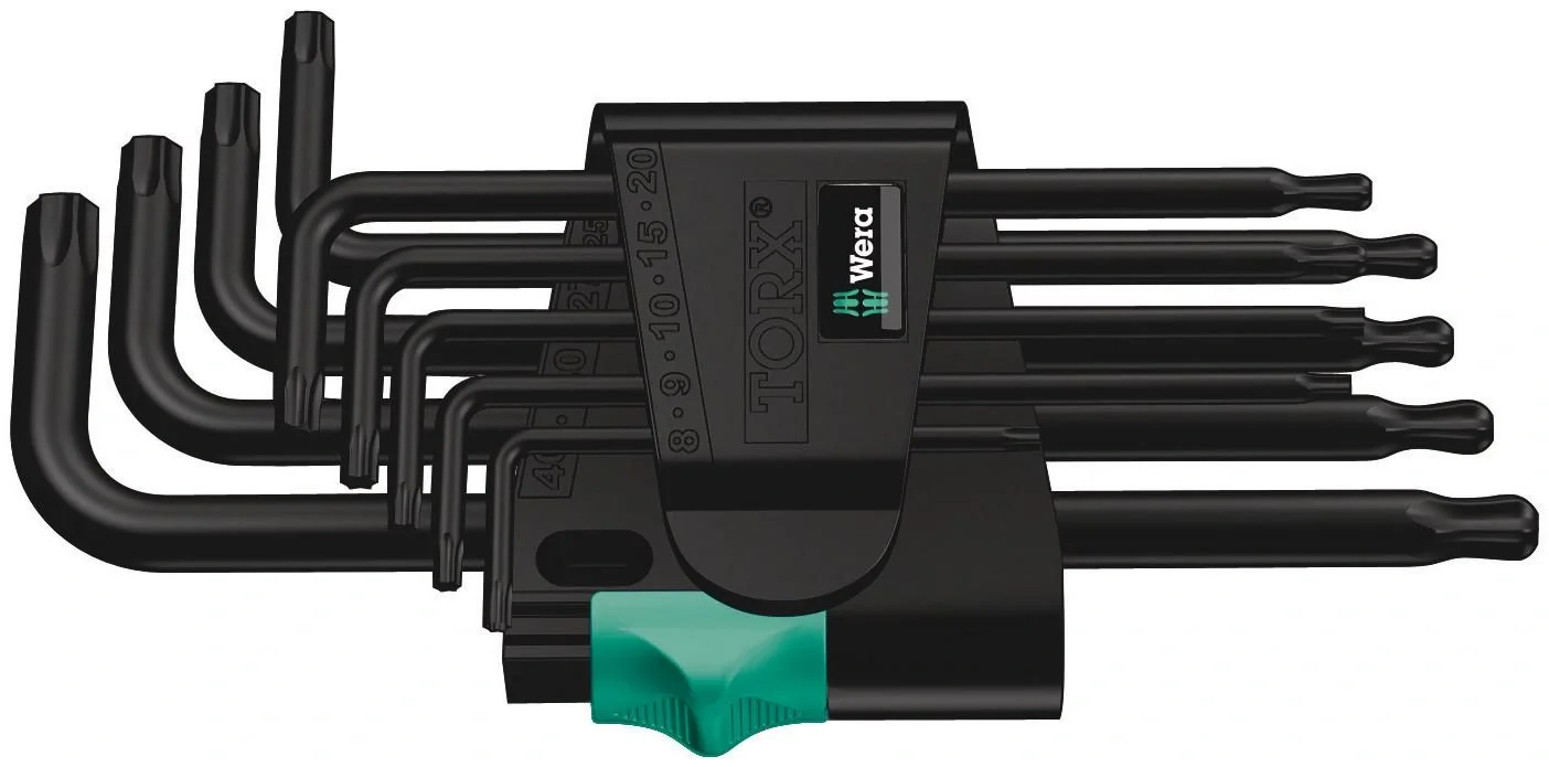 Torx- Winkelschlüsselsatz, BlackLaser, 9-teilig - 1