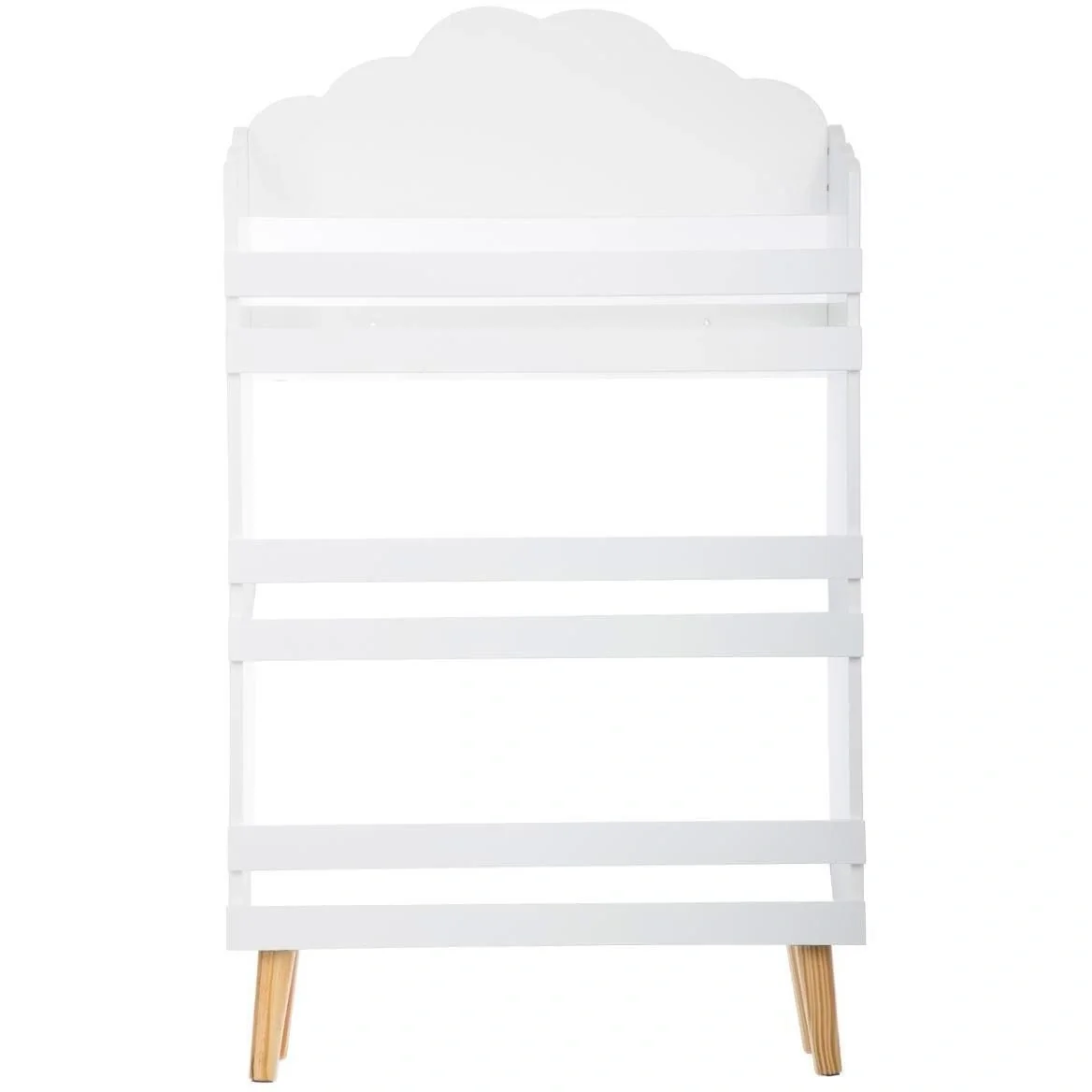 Schrank im Wolfsdesign - 58x100x18 cm - Weiß - 1