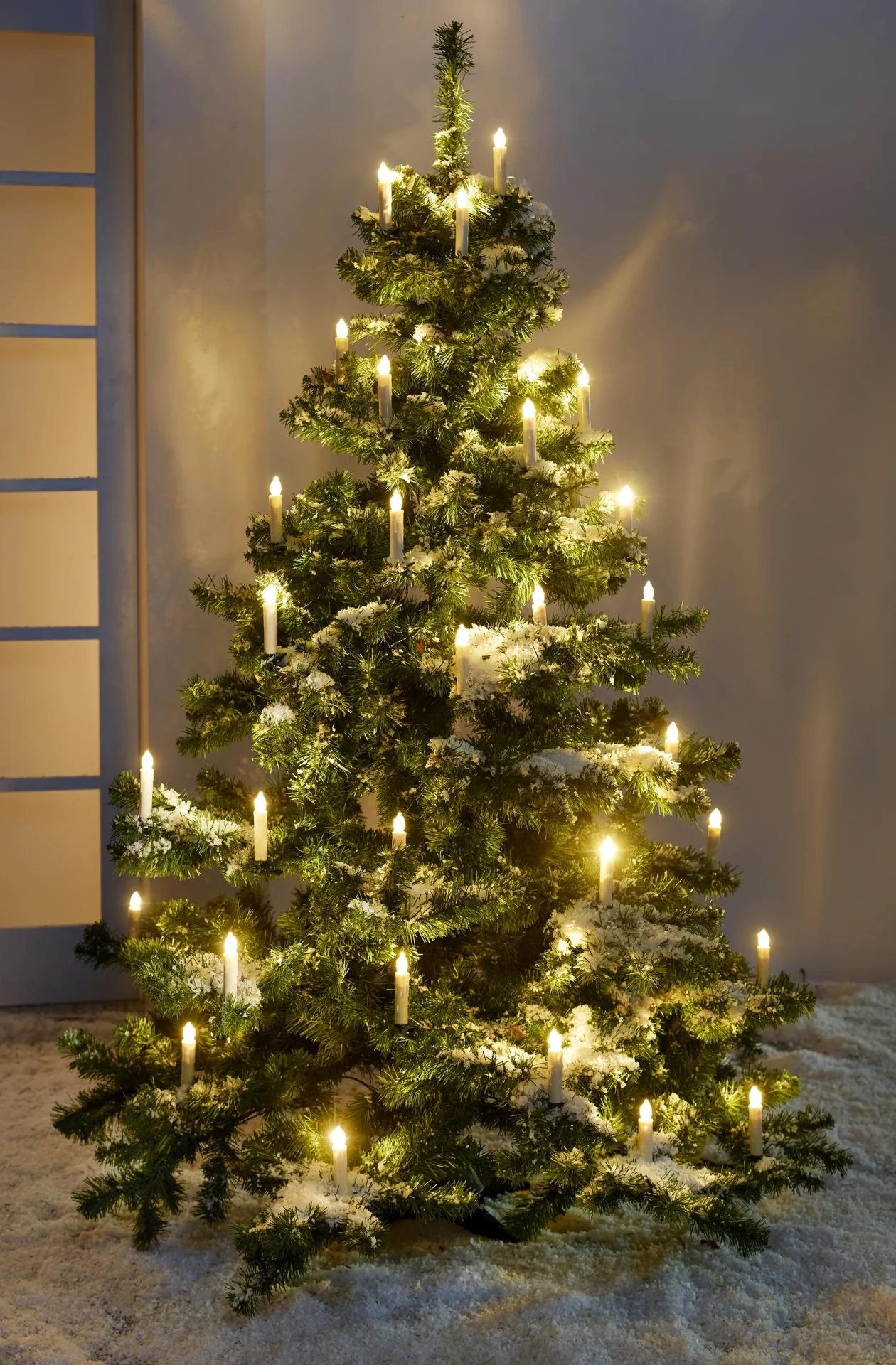 Kabellose Weihnachtsbaumkerzen für Innen und Außen - 10er Set - 1