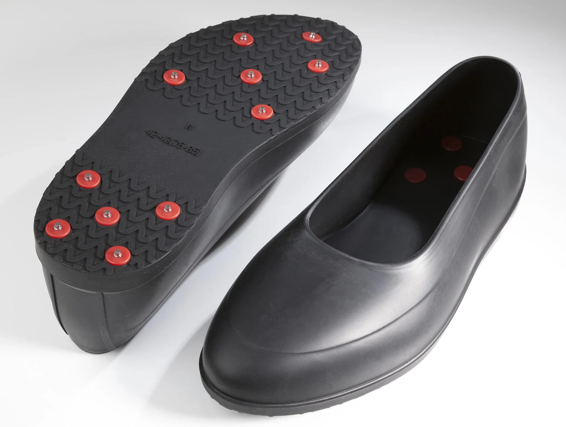 Silikon Gleitschutzschuhe mit Spikes, Gr. XXL/ 44 - 45 - 6
