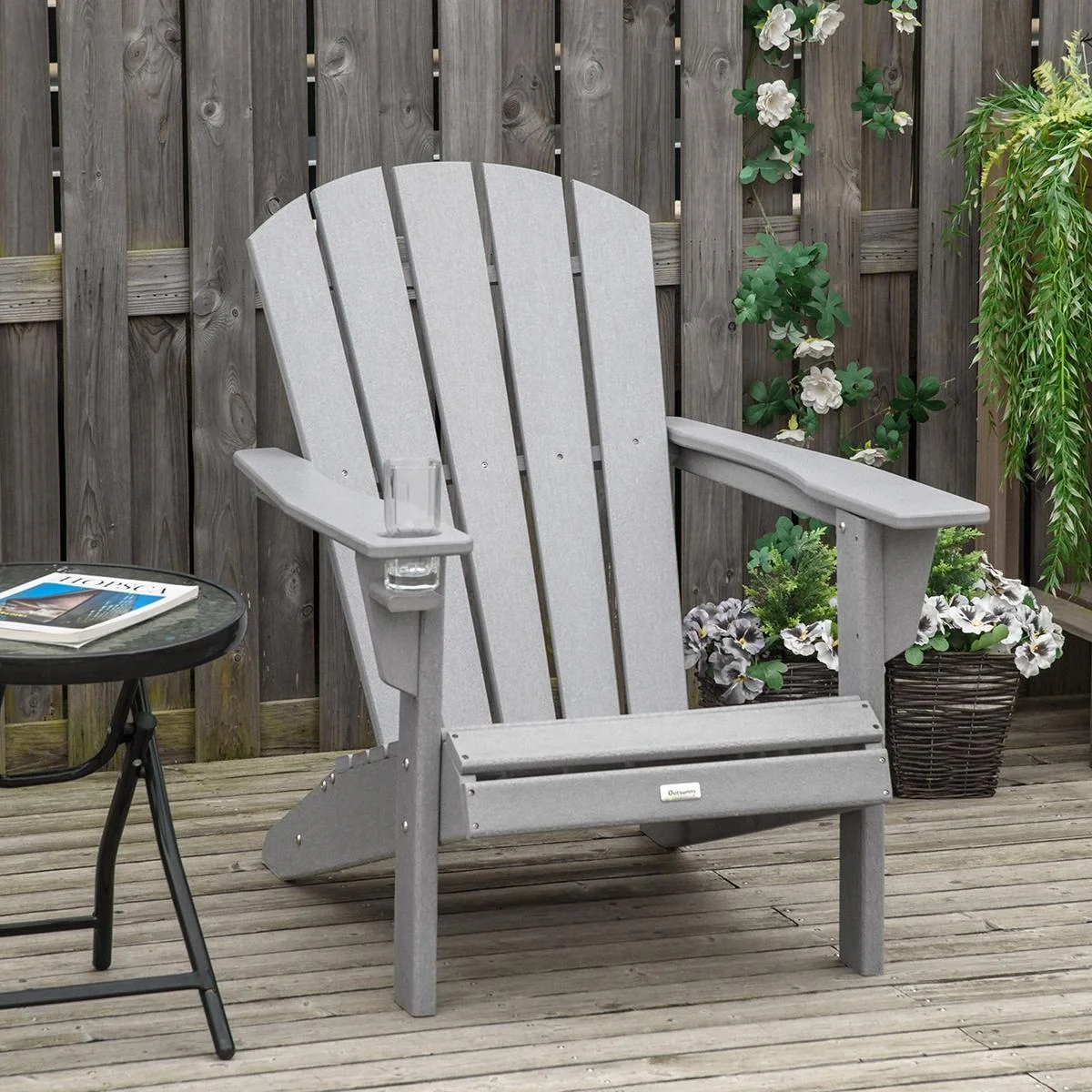 Adirondack Gartenstuhl mit Getränk - 5