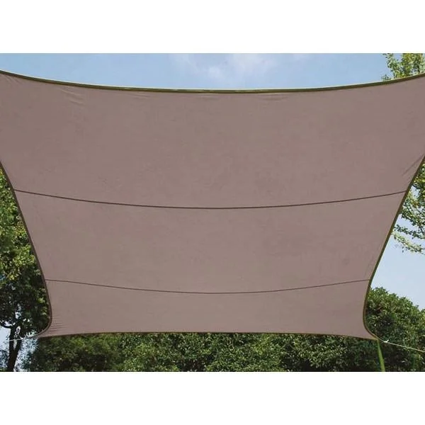 Schattentuch / Solartuch - Rechteck - 2 x 3m - Taupe - 1