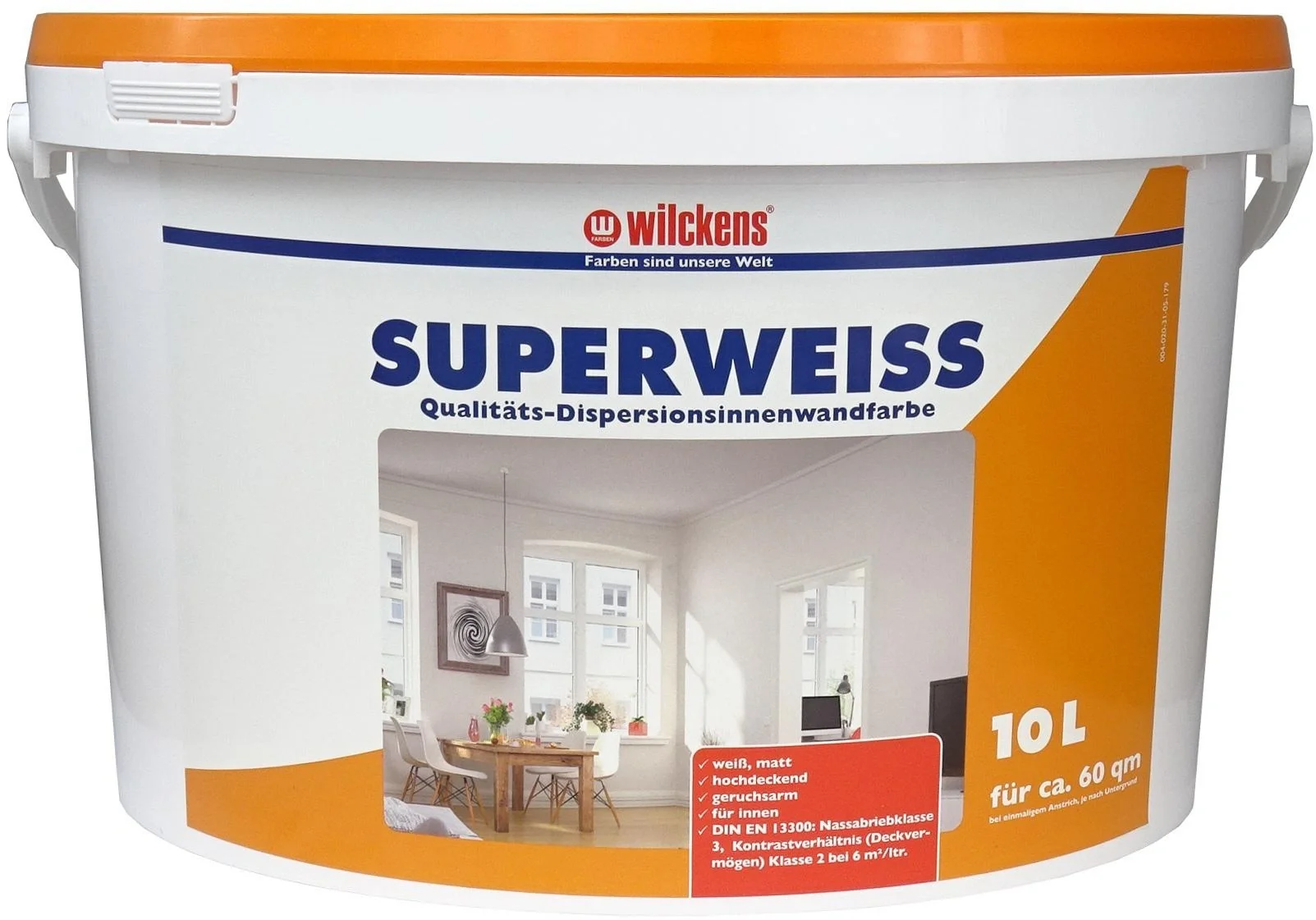 Dispersionsfarbe Superweiss, 10 Liter - 1