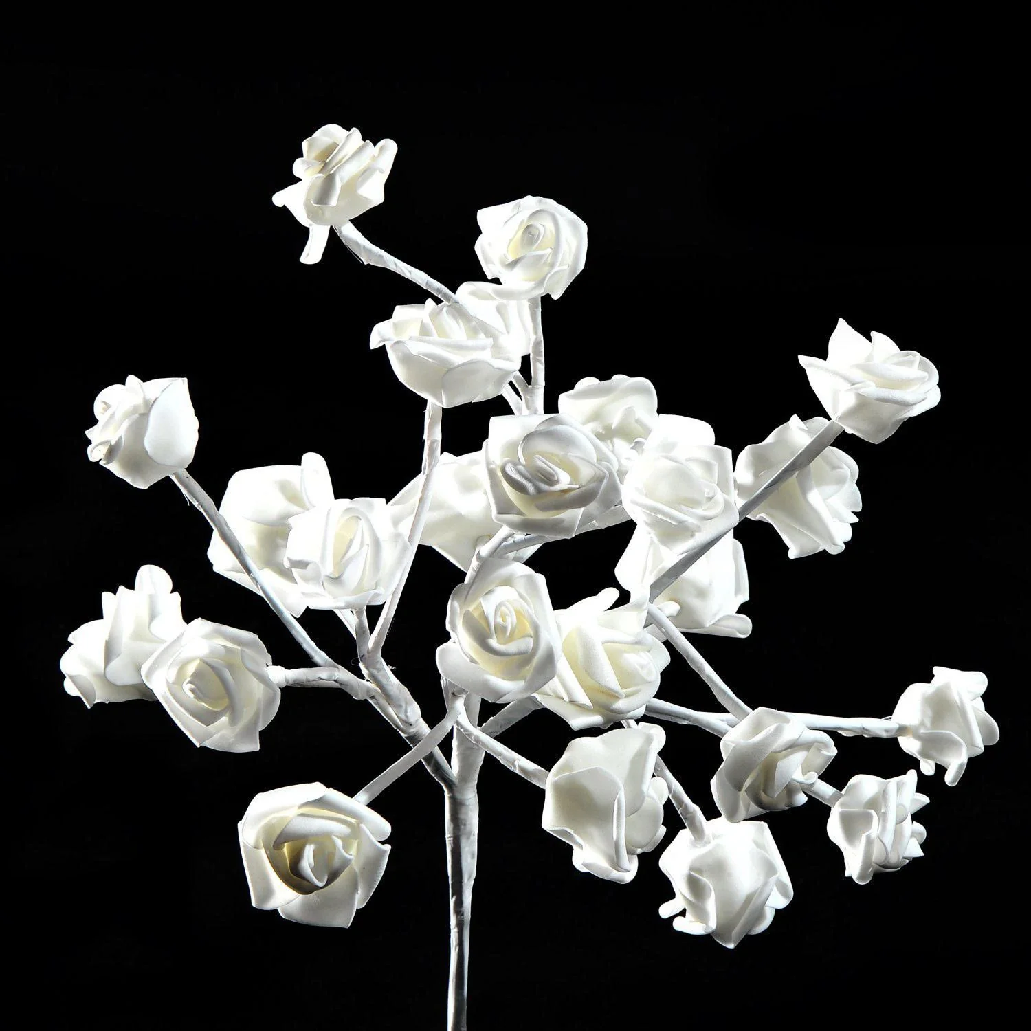 LED Blütenbaum Rosenblüten Lichterbaum Lichterzweig 40 cm - 7