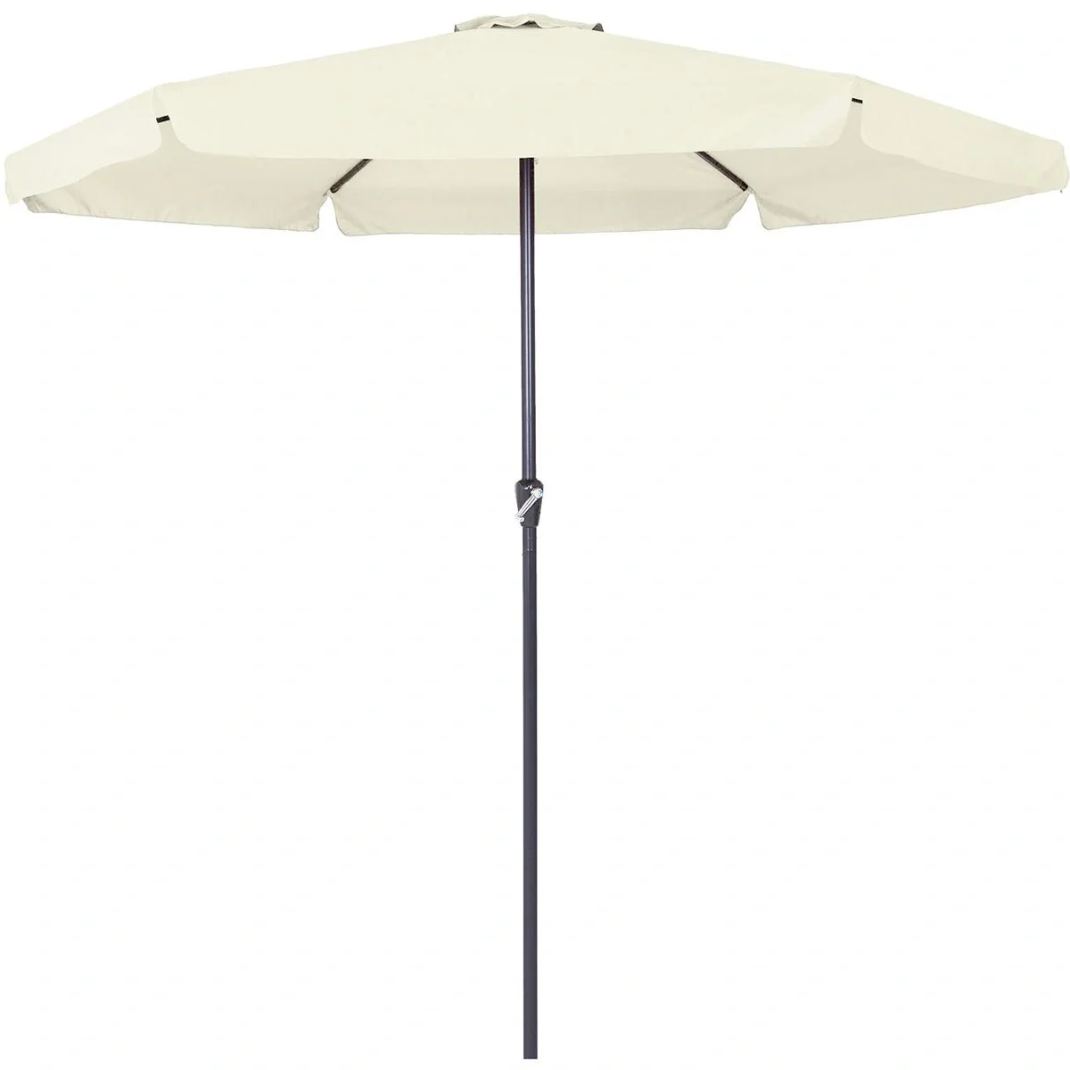 Sonnenschirm mit Drehmechanismus creme Ø 330cm - 6