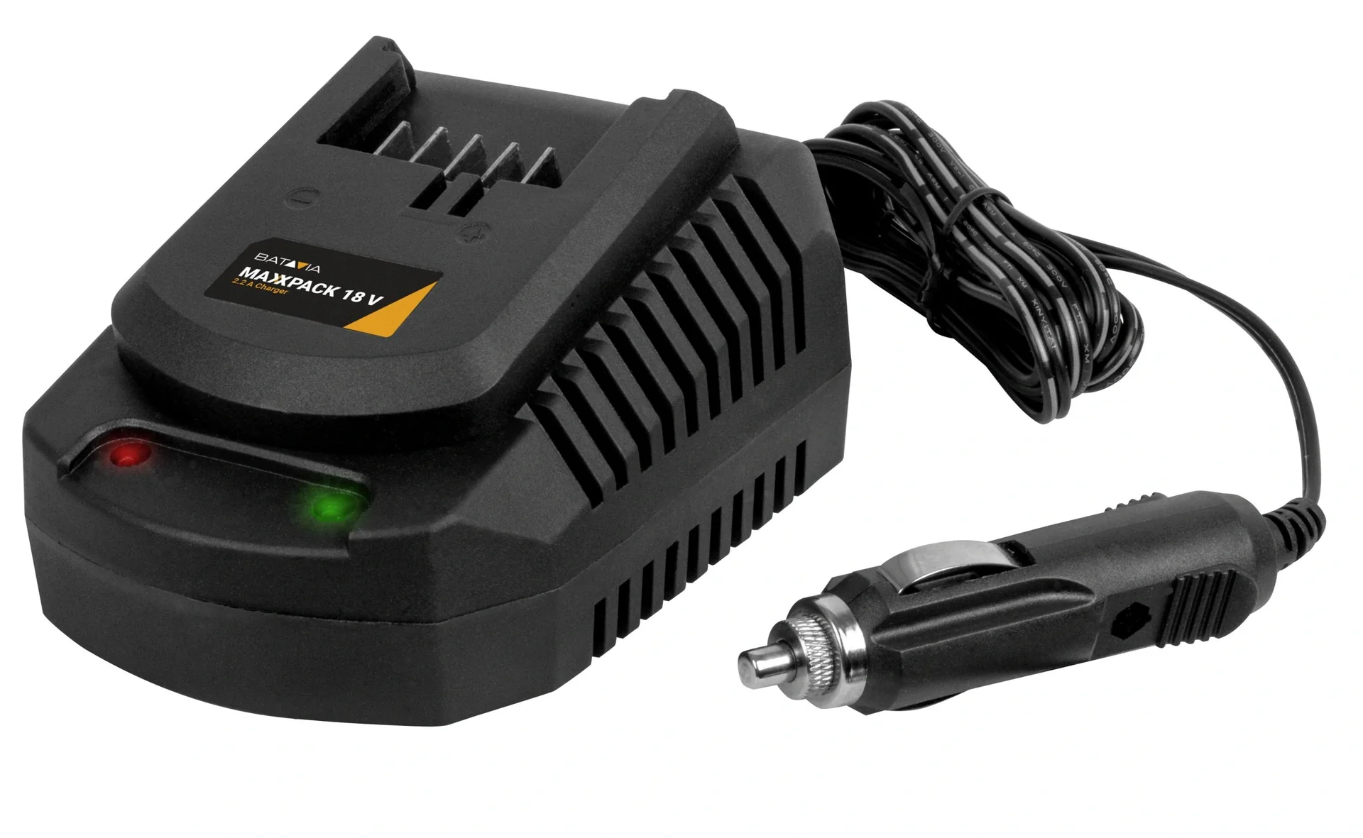 Maxxpack 18V Autoladegerät für unterwegs 2,2Ah (12V Netzteil) - 1
