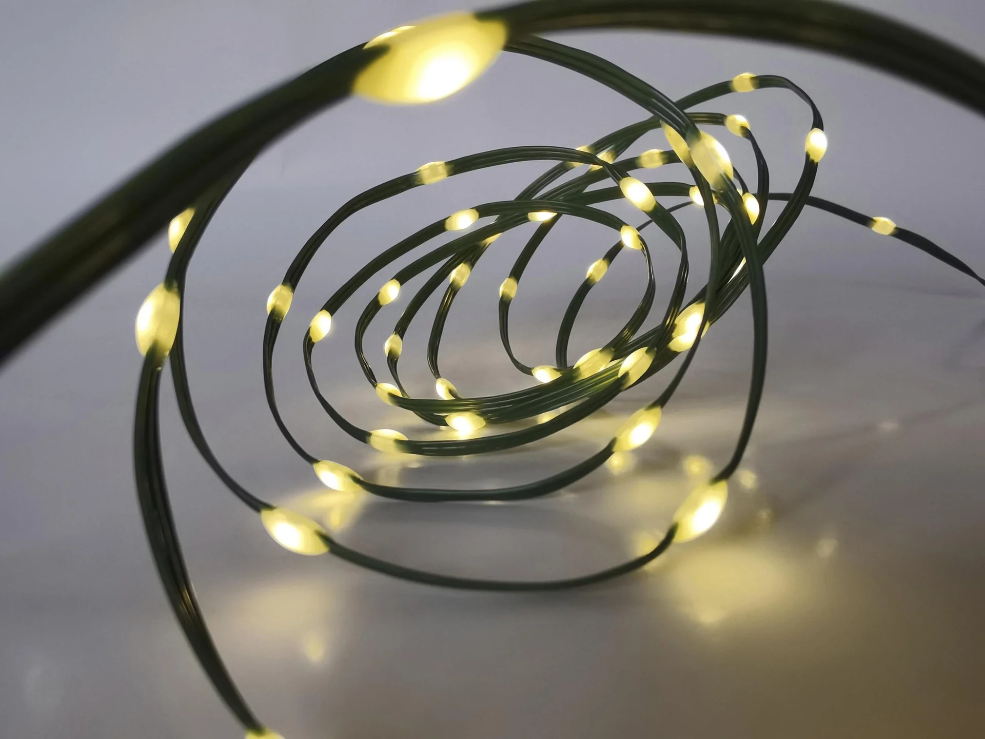 LED Lichterkette mit 200 warmweißen LEDs - 3