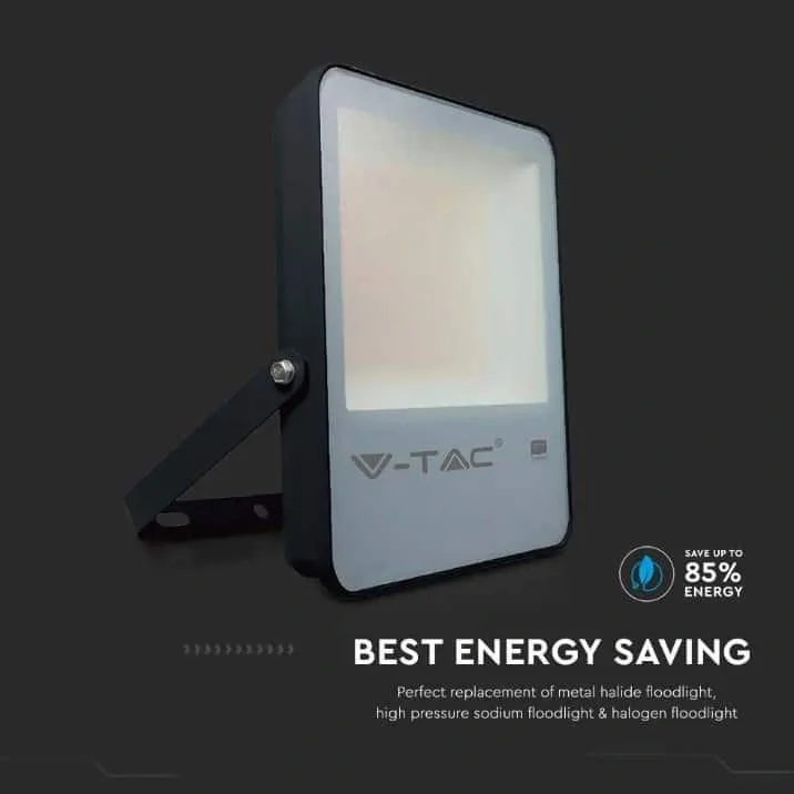 VT-32 LED-Flutlicht - 30 W - 4100 Lm - 4000K - schwarz - Extra effizient - 9