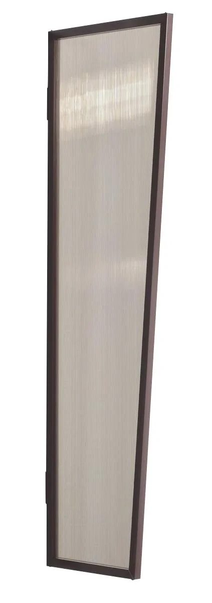 Seitenblende für B1 PC Bronce, 2000 x 600 x 450 mm, Farbe braun - 3