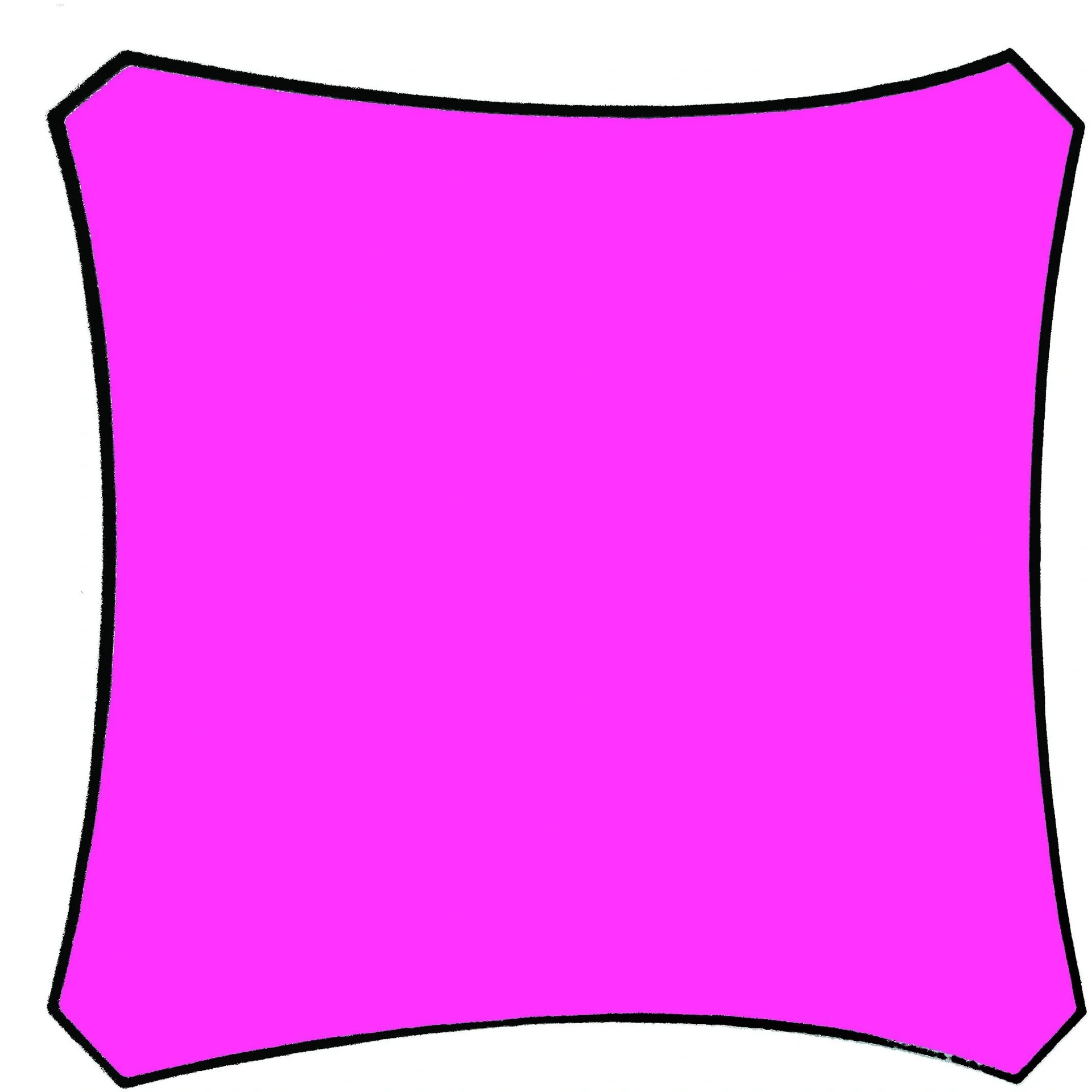 sonnensegel - quadratisch - 3.6 x 3.6 m - fuchsia - 4