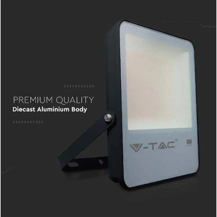 VT-132 LED-Flutlicht - 100 W - 13700 Lm - 4000K - schwarz - Extra effizient - 9