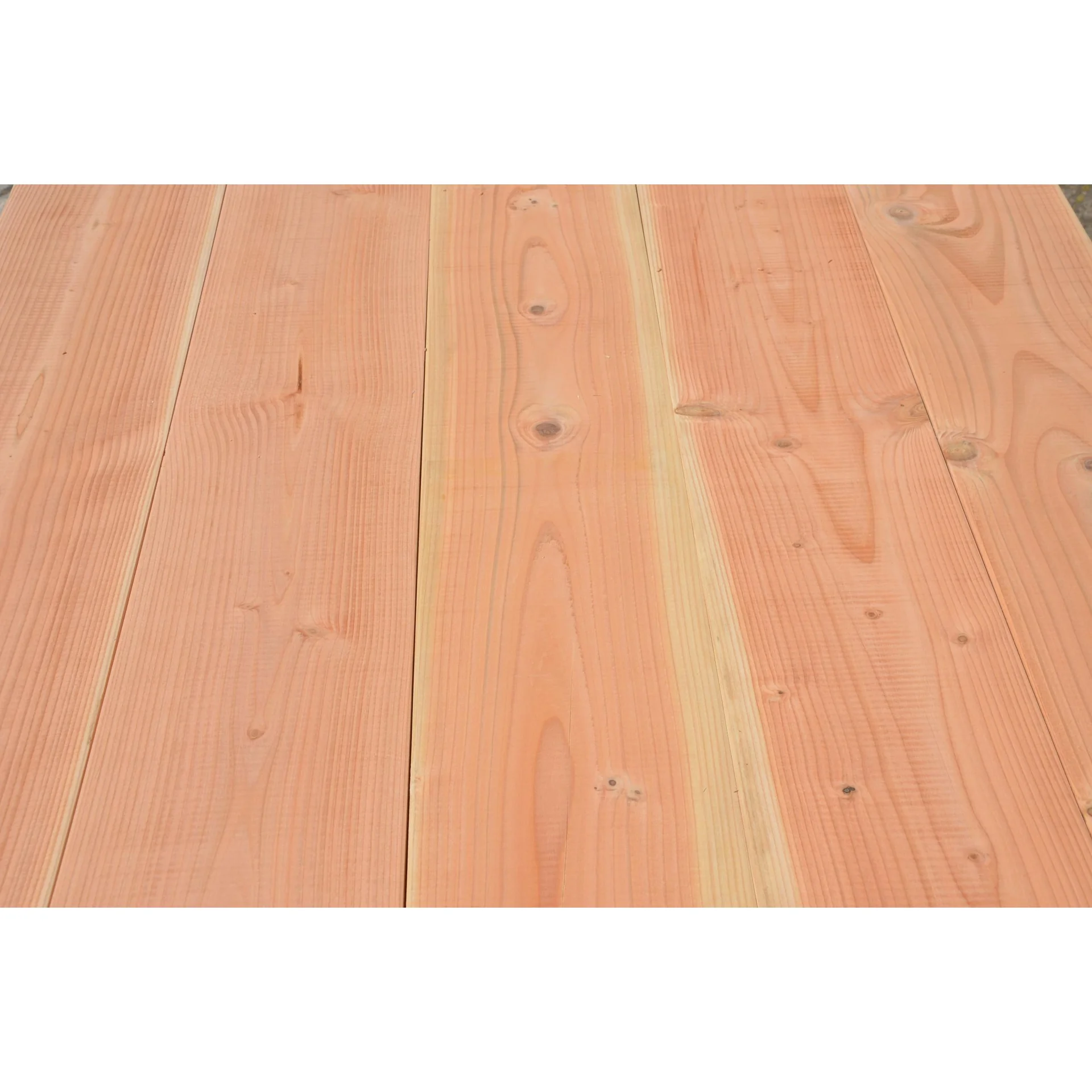 Robuster Tisch aus Douglasie mit breiten Blockbeinen 180/100 cm - 3