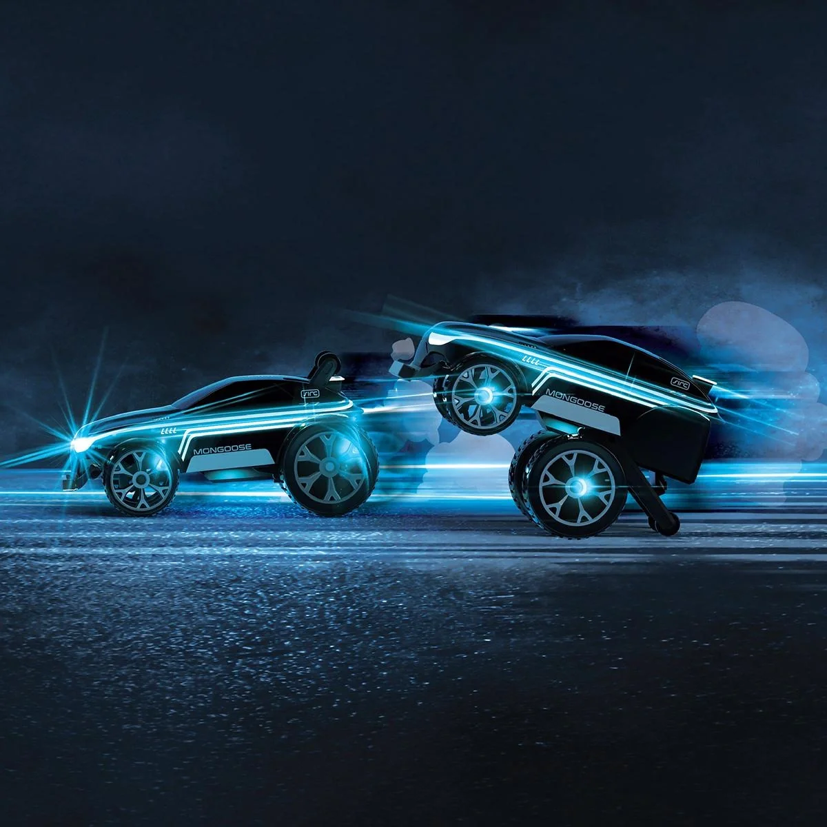 Sharper Image RC Mongoose Luftschiff Stunt Car - Mit LED - 10