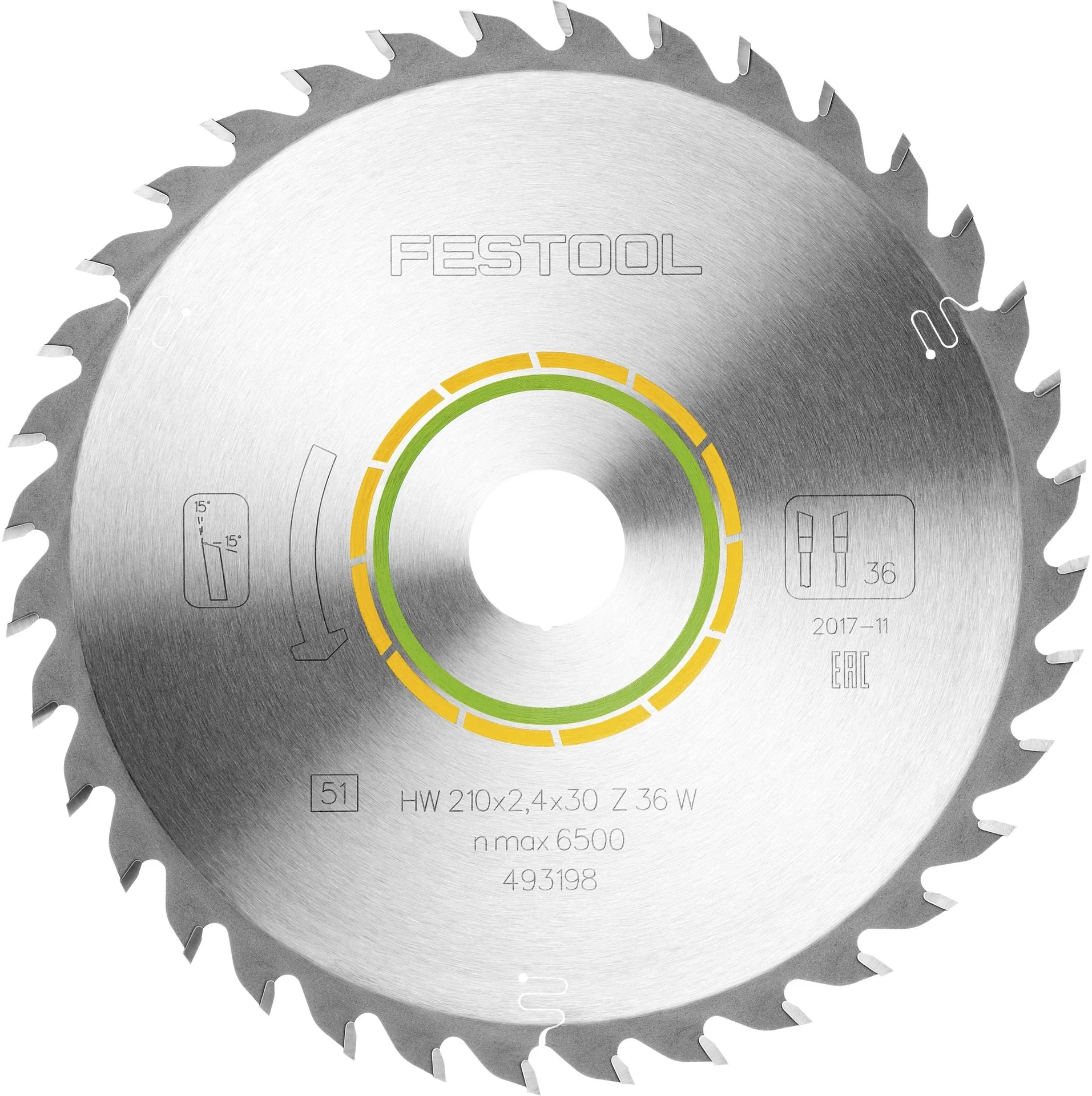Universal-Sägeblatt HW 210 x 2,4 x 30 W36 - 3