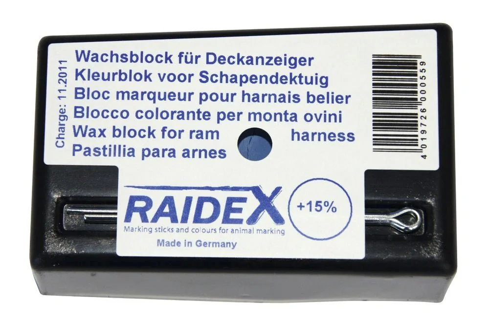 Wachsfarbblock RAIDEX, blau - 2