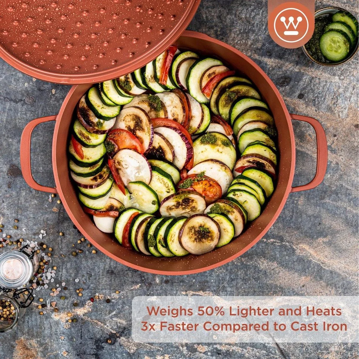 Performance Series Bratpfanne - Backofen geeignet - 28 cm - Orange - 1