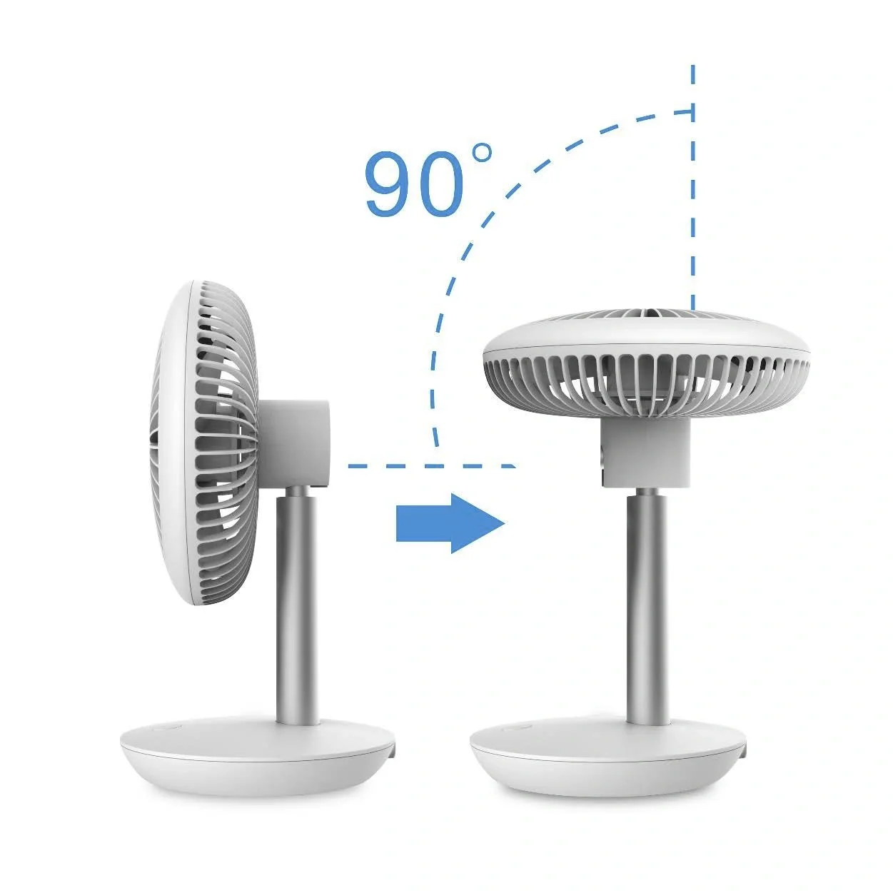 Mini Ventilator mit wieder aufladbarem Akku - 9