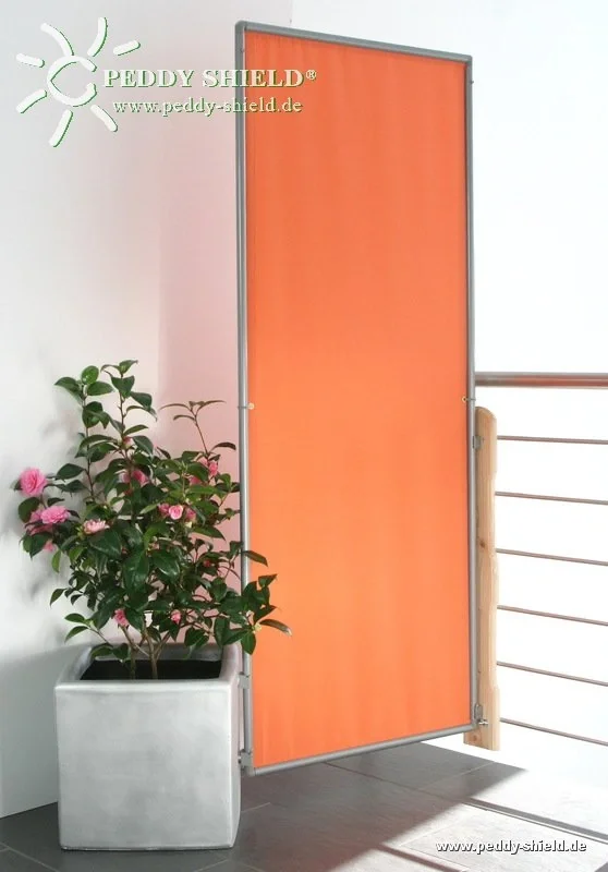 Paravent Sicht- und Windschutz 210x170 cm terracotta - 2