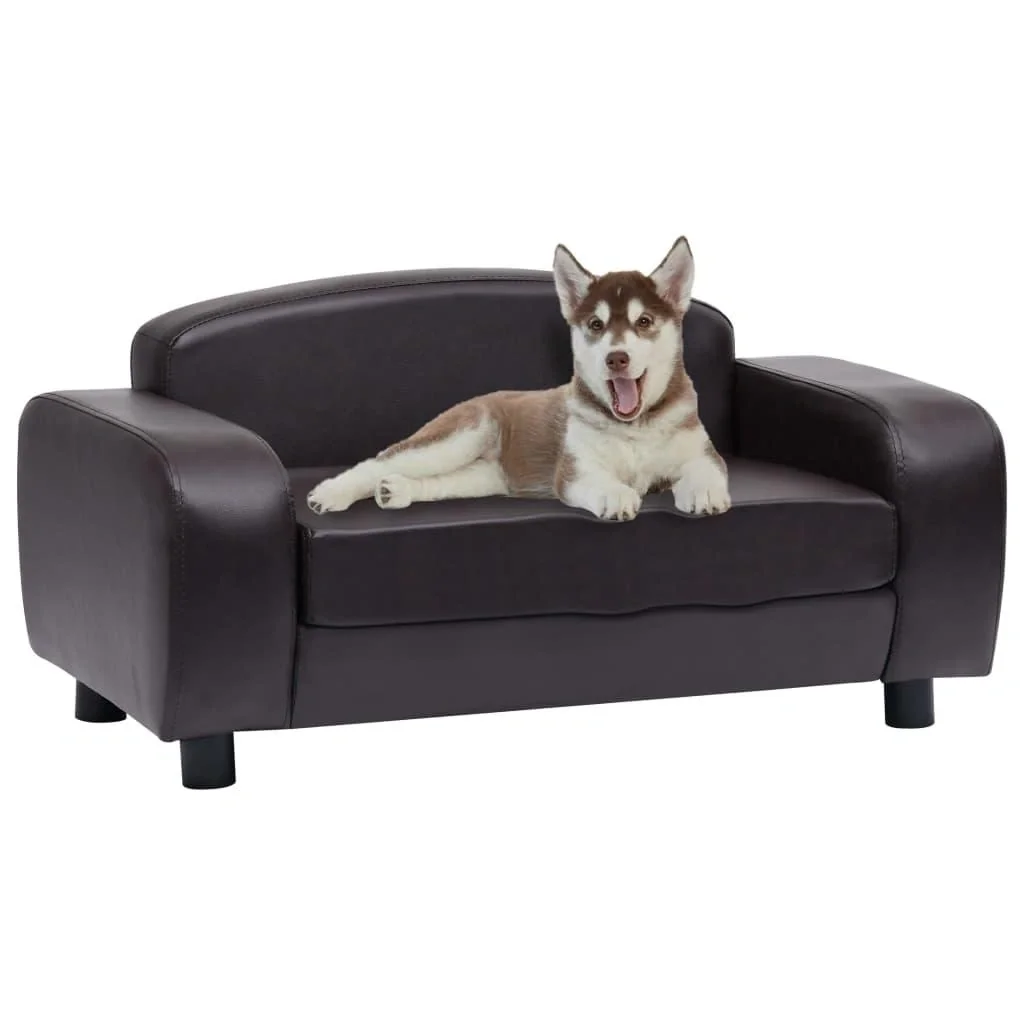 Hundebank 80x50x40 cm Leder b - 1
