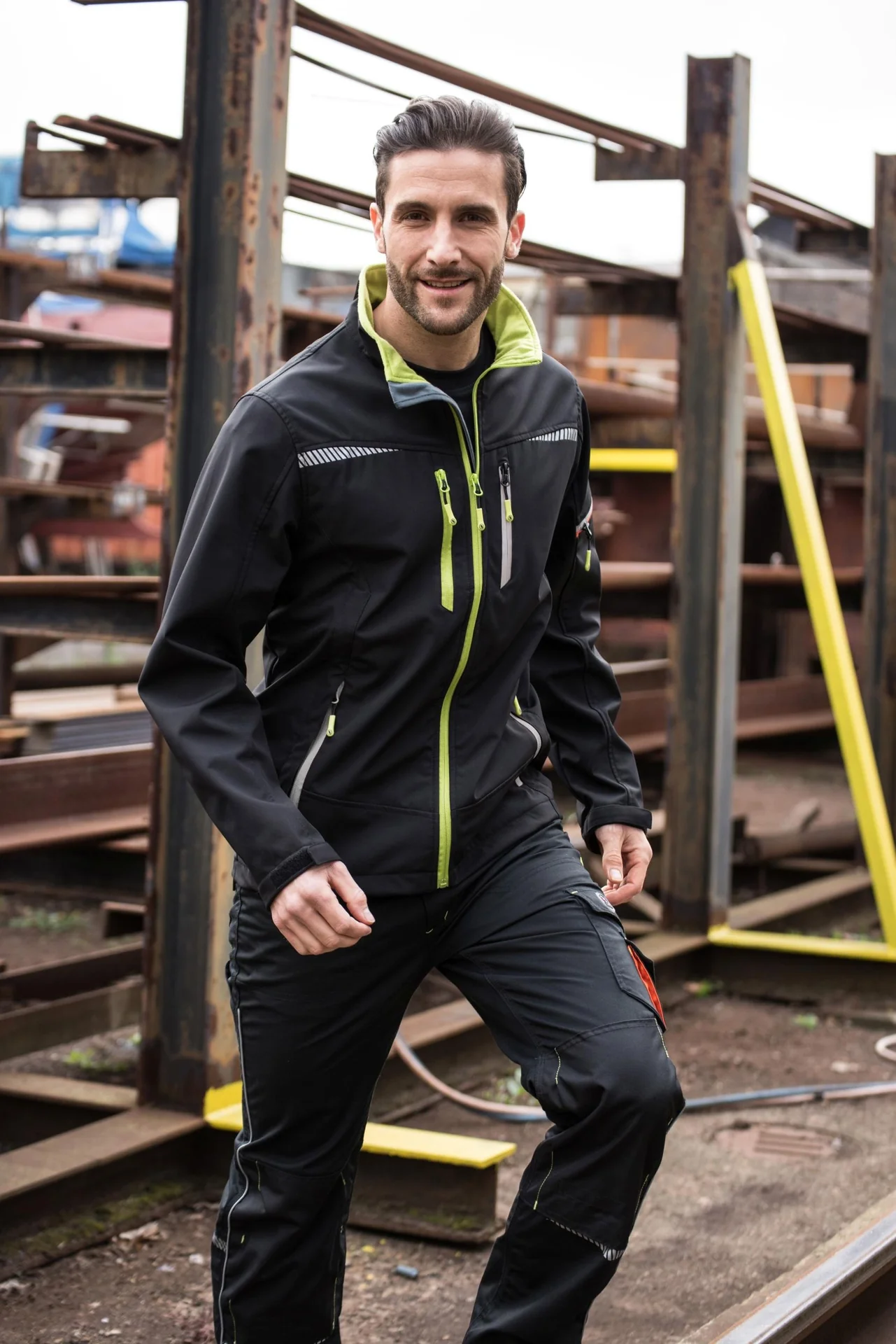 Softshelljacke, Farbe schwarz, Gr.L - 2