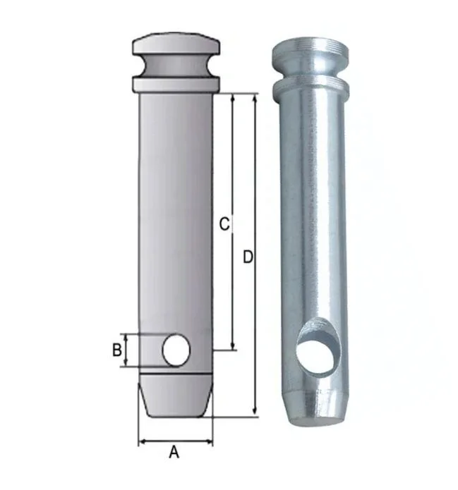 Ersatzbolzen für Ackerschienen Haken - 1