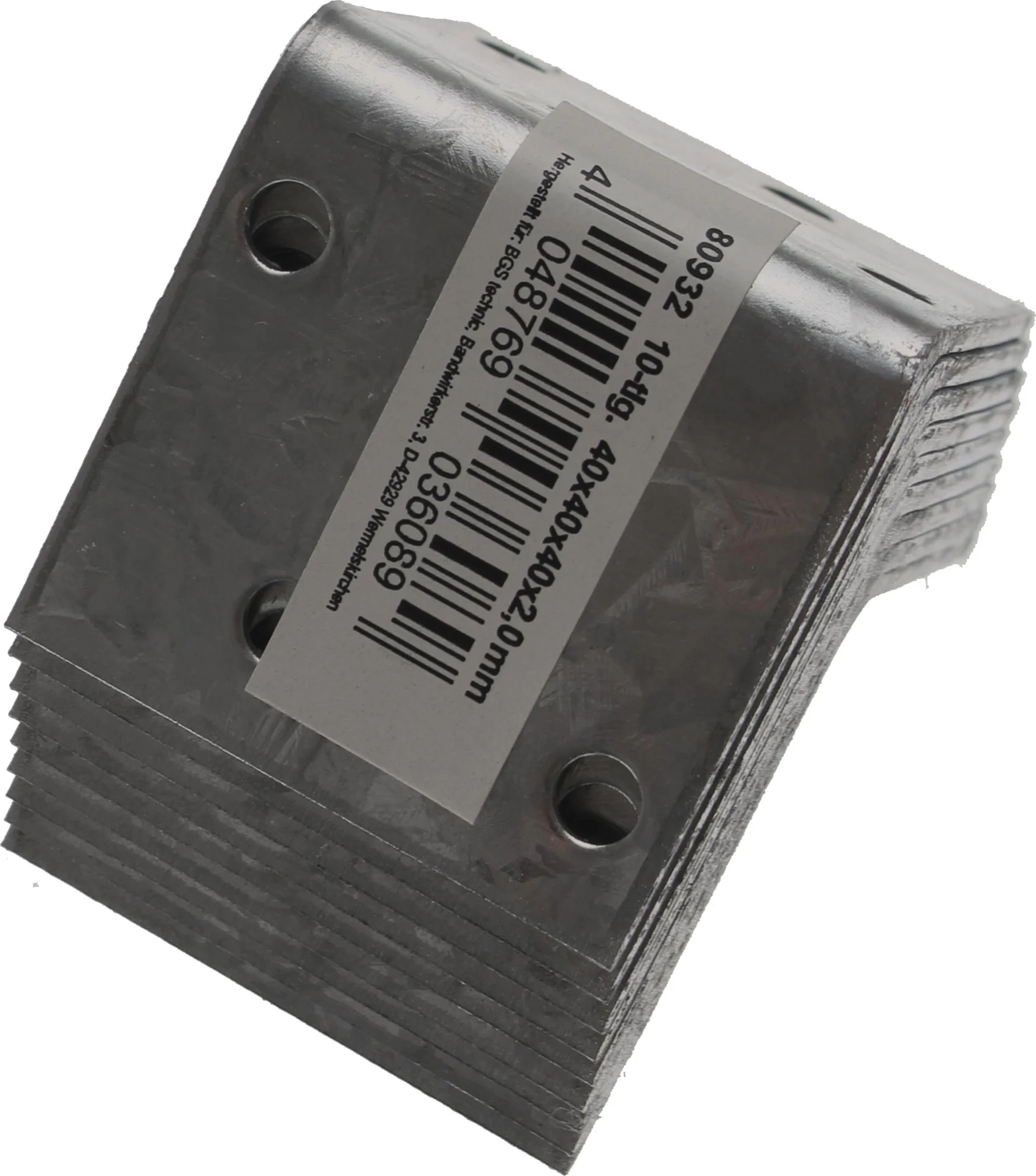 Winkelverbinder 40 x 40 x 40 mm, 10 Stück - 2