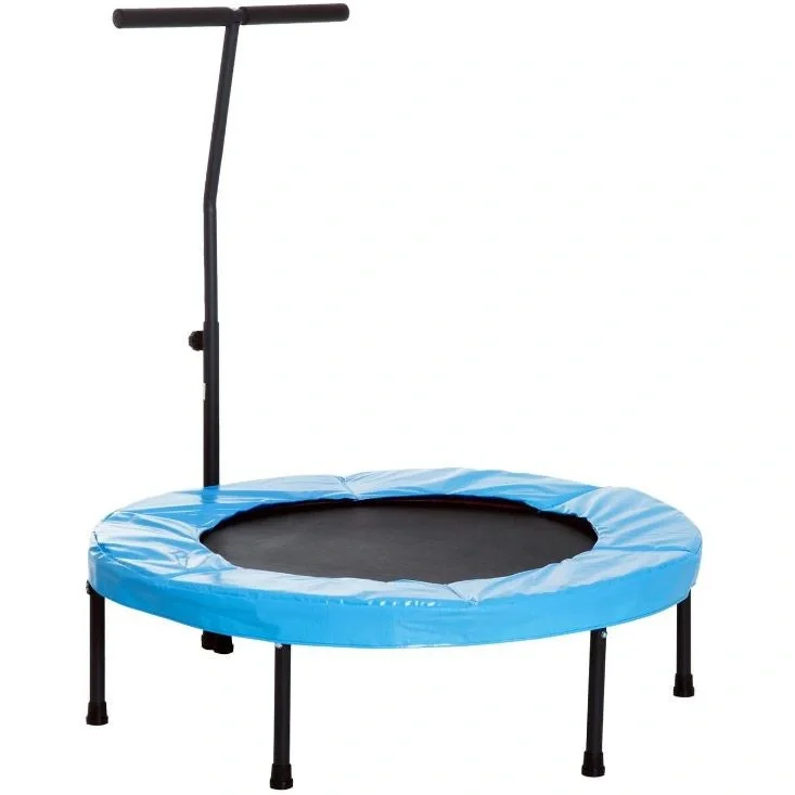 Gartentrampolin mit Haltegriff H92-108cm Blau - 1