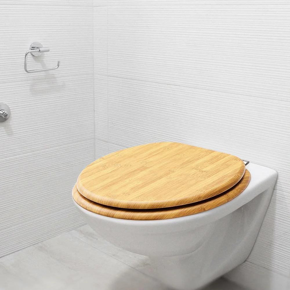 MDF-Toilettensitz Bambus mit Absenkautomatik - 10