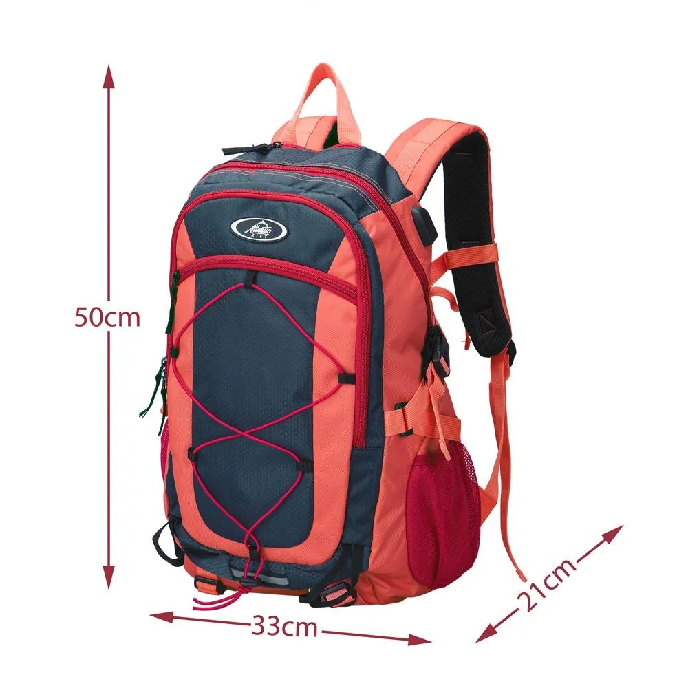 Sport- und Freizeit Rucksack 25L rot - 10