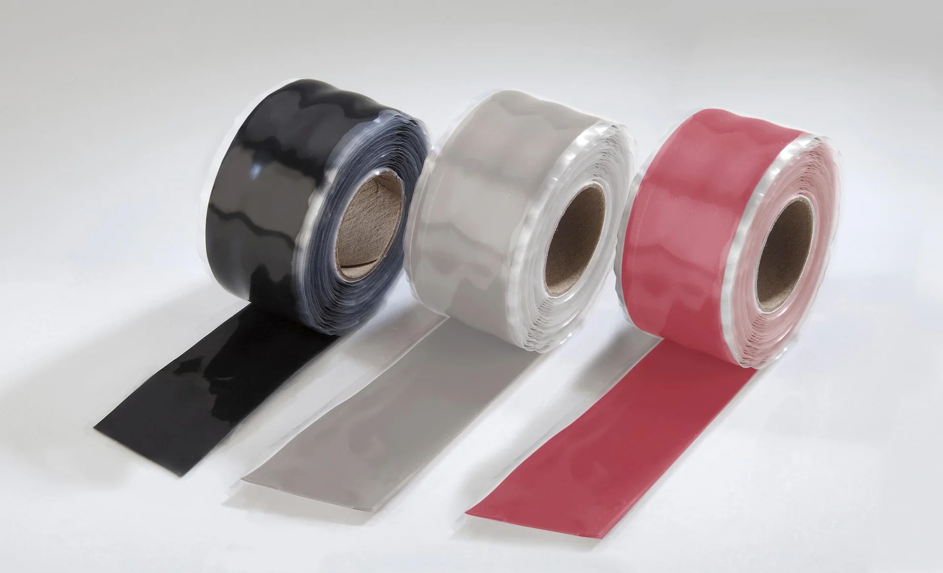 Silikonband, schwarz, 25 mm breit, 3 m lang - 8