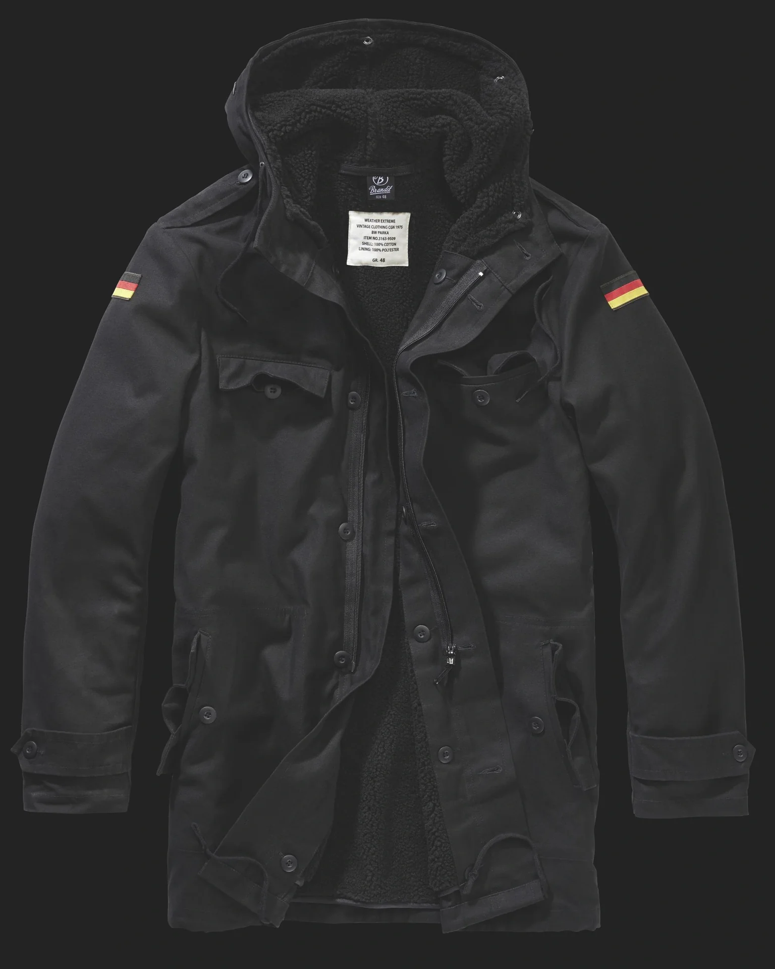 BW Parka Farbe schwarz, Gr.48/M - 3