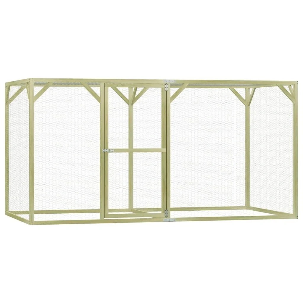 Hühnerstall 1,5x3x1,5 m imprägniert - 1
