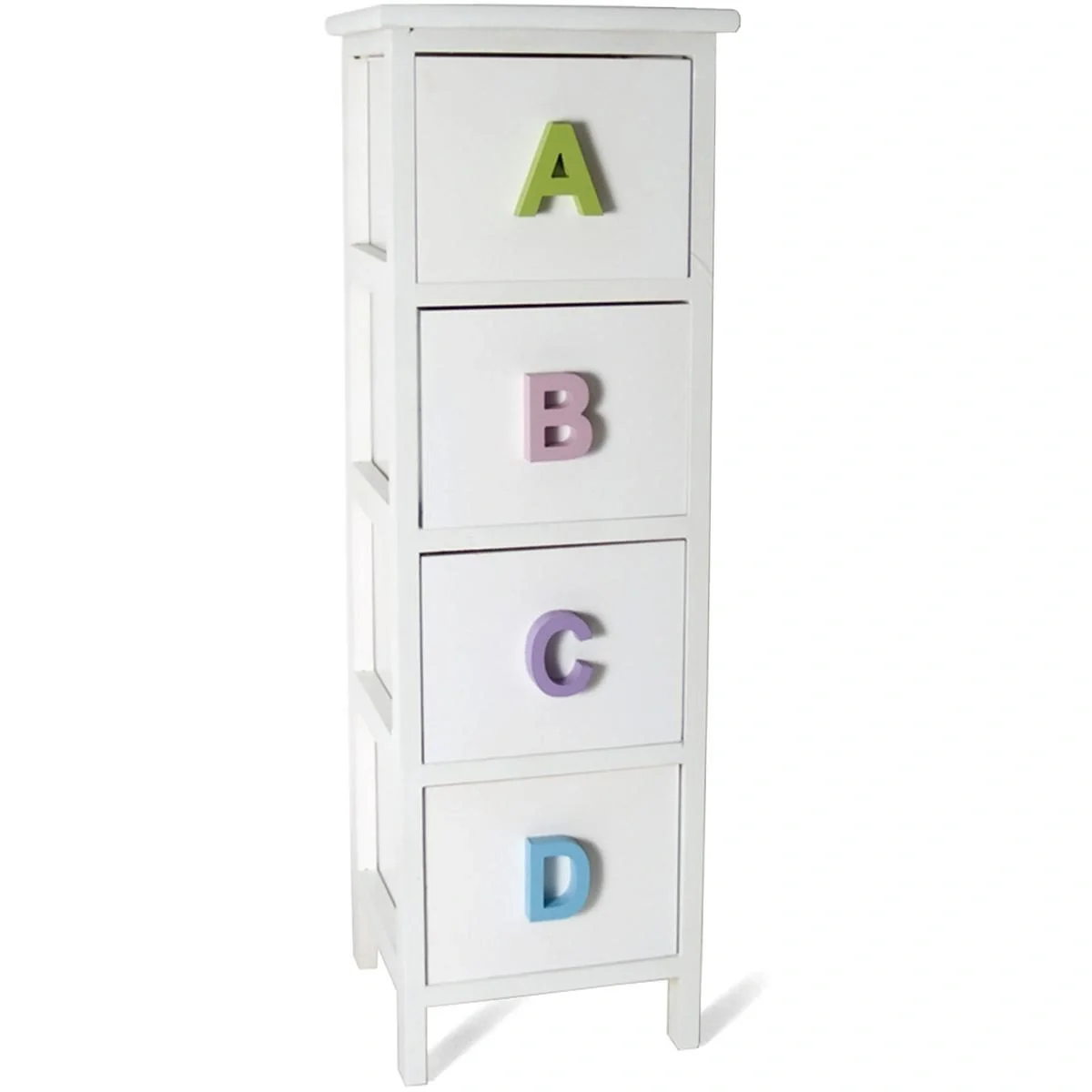 Decorlife Kommode Dafne - 4 Schubladen - 40x30x57 cm - 1