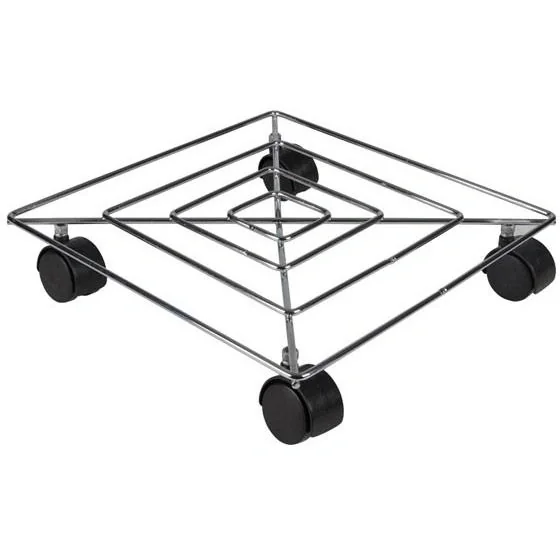 Pflanzenroller - Stahldraht - Quadratisch - 300 X 300 Mm - Max. Belastung 50 Kg - 1