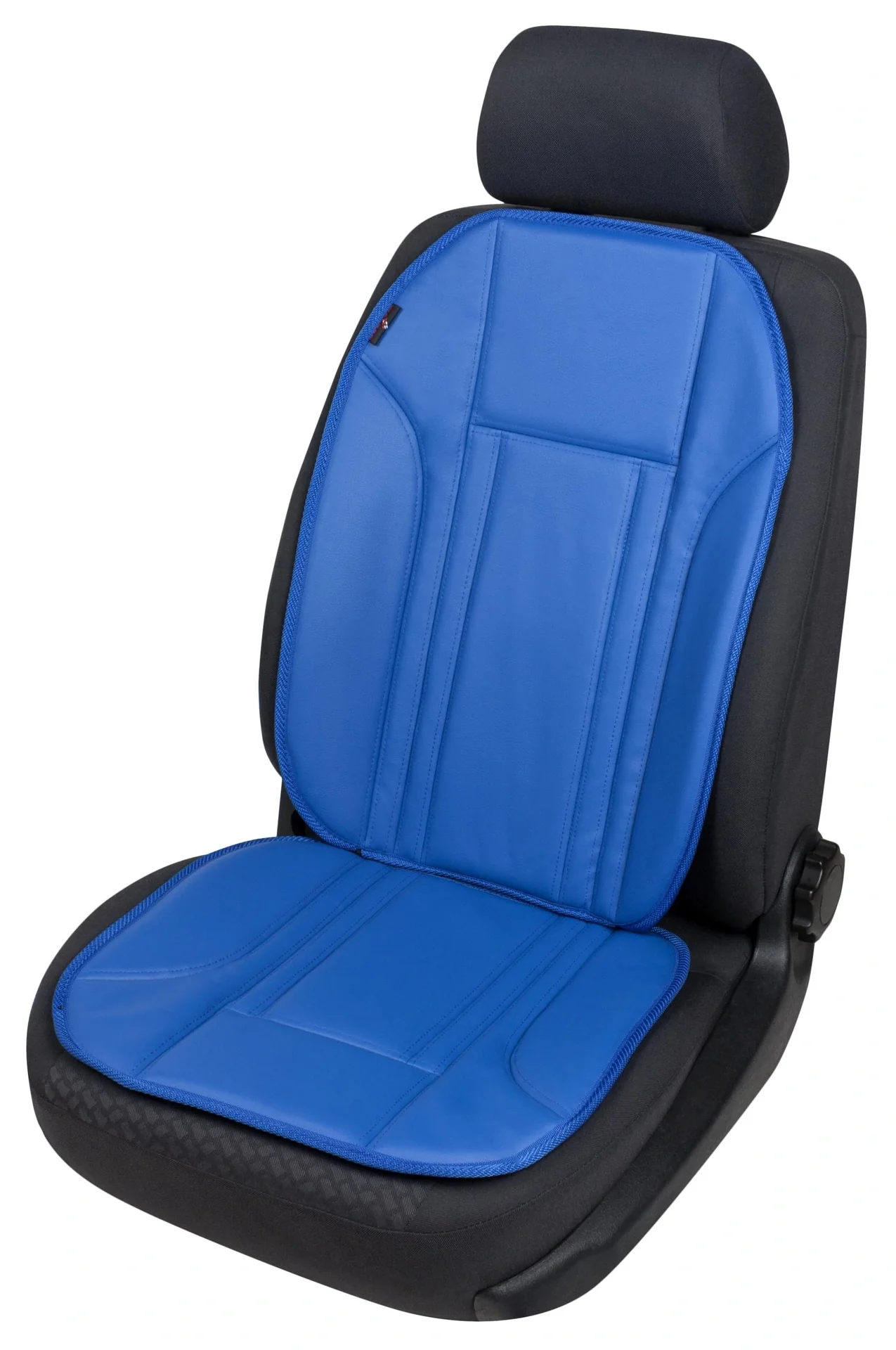 Sitzaufleger aus Kunstleder Ravenna blau - 3