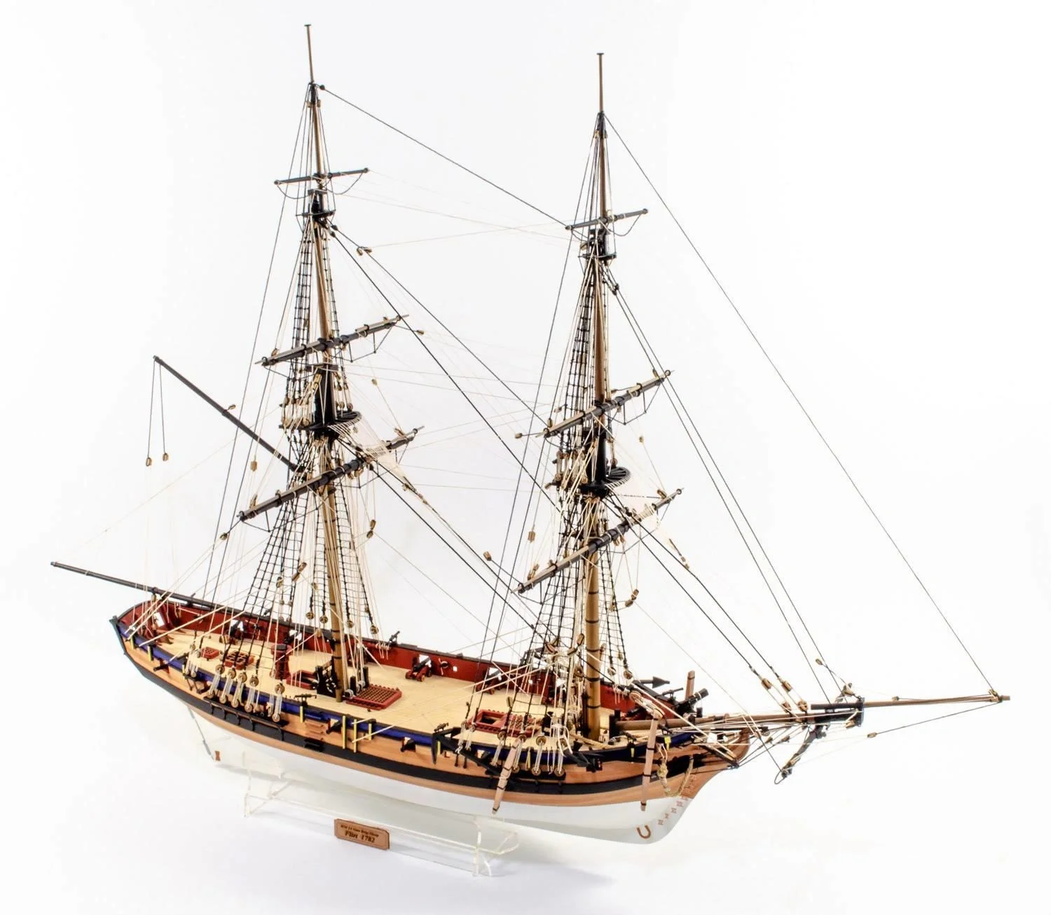 Bausatz HMS Flirt im Maßstab 1:64 - 6