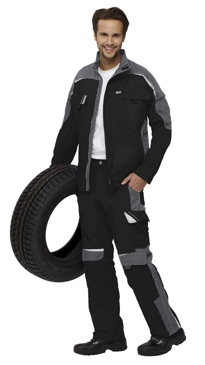 Arbeits Bundhose, Farbe schwarz/grau, Gr.48 - 3