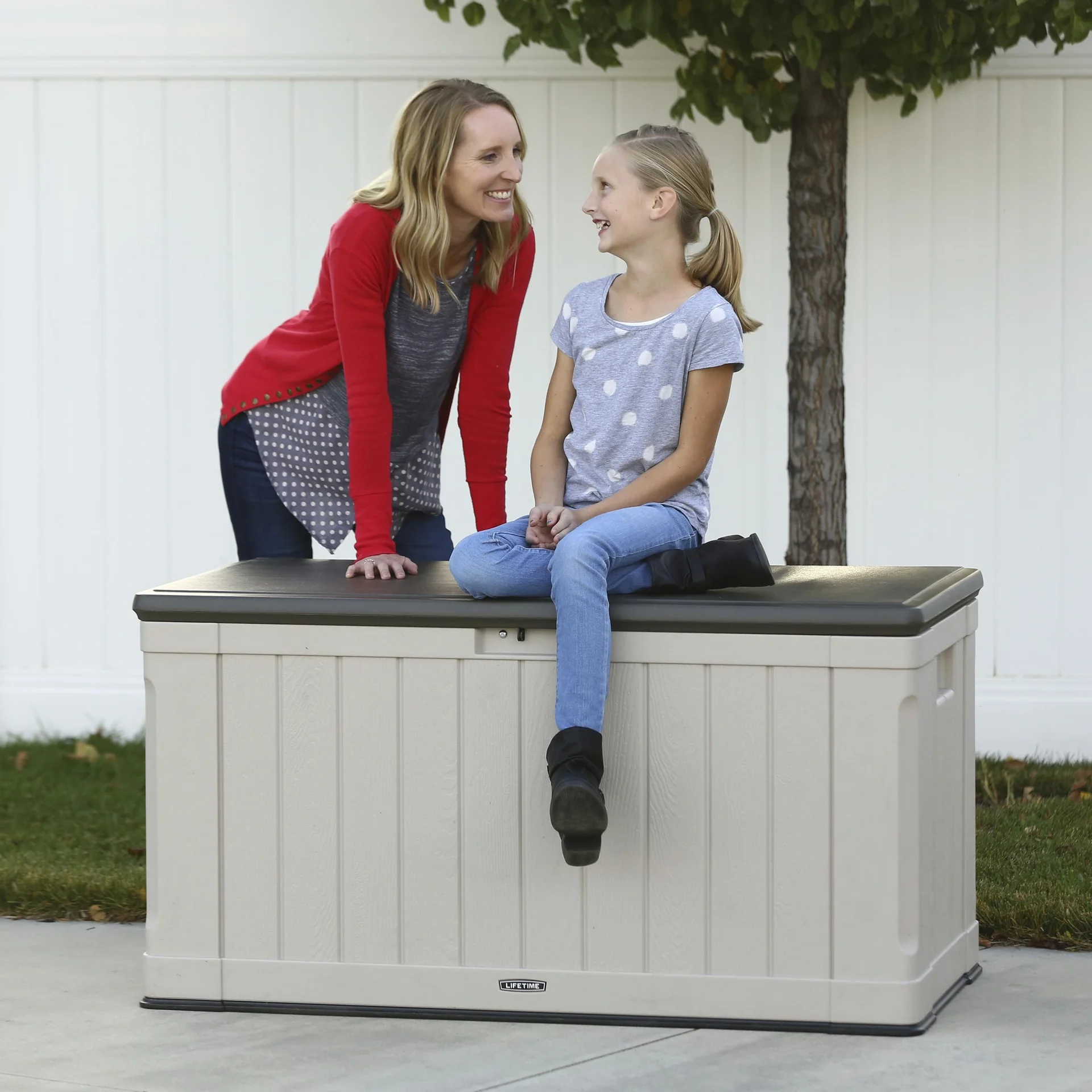 Kunststoff Kissenbox Harmony 440 Liter Volumen lichtgrau - 11