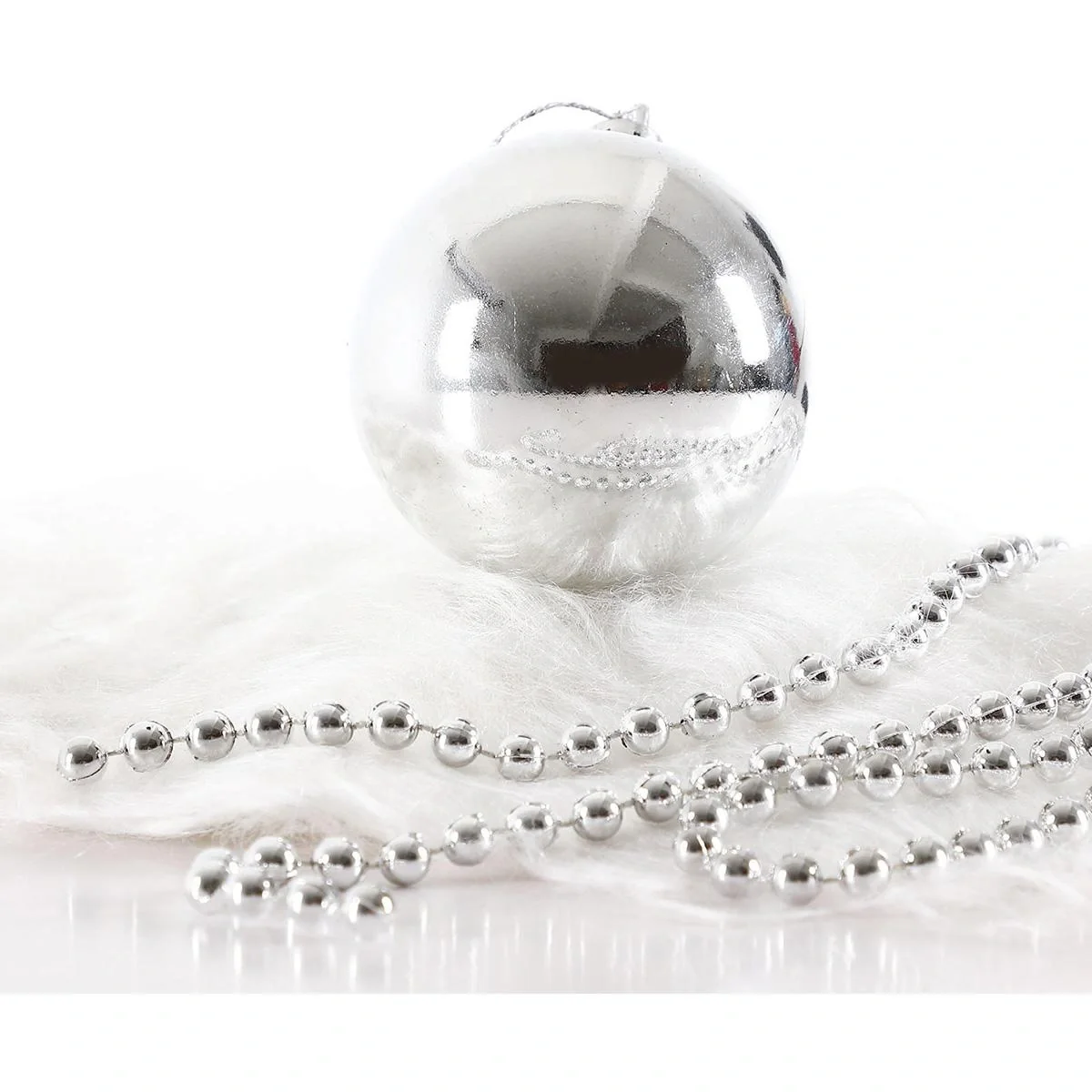 Christbaumschmuck - Christbaumschmuck - Silber - 66 St. - 6